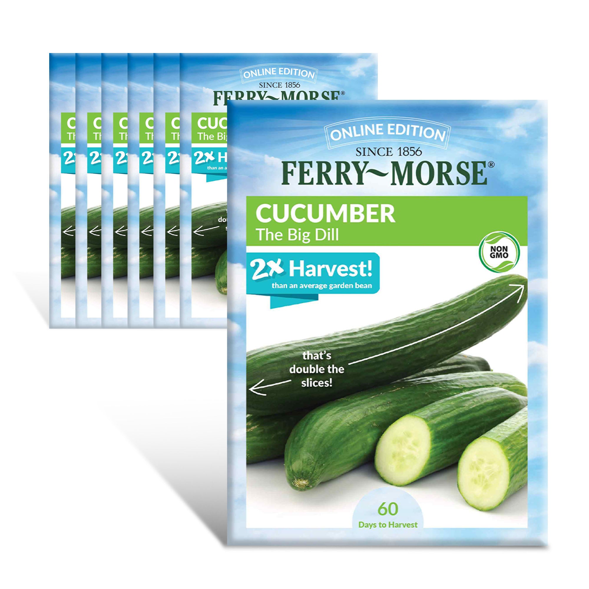 Ferry-Morse Ferry Morse Exclusive Online Edition Cucumber The Big Dill Seed Multipack 7 Pack