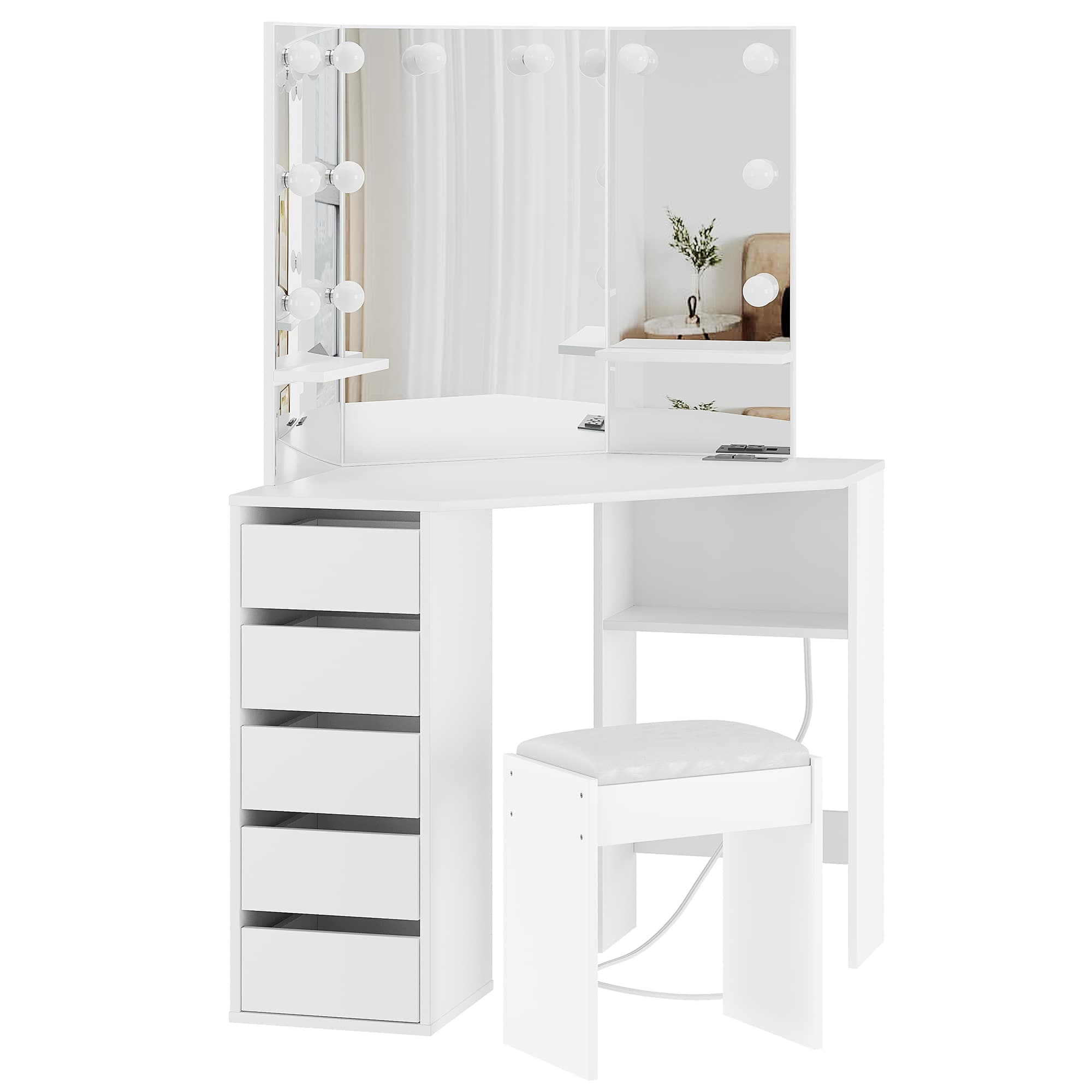 Qeetex SUN-VAM-1EN2SKE5 Bedroom-Vanities - View #6