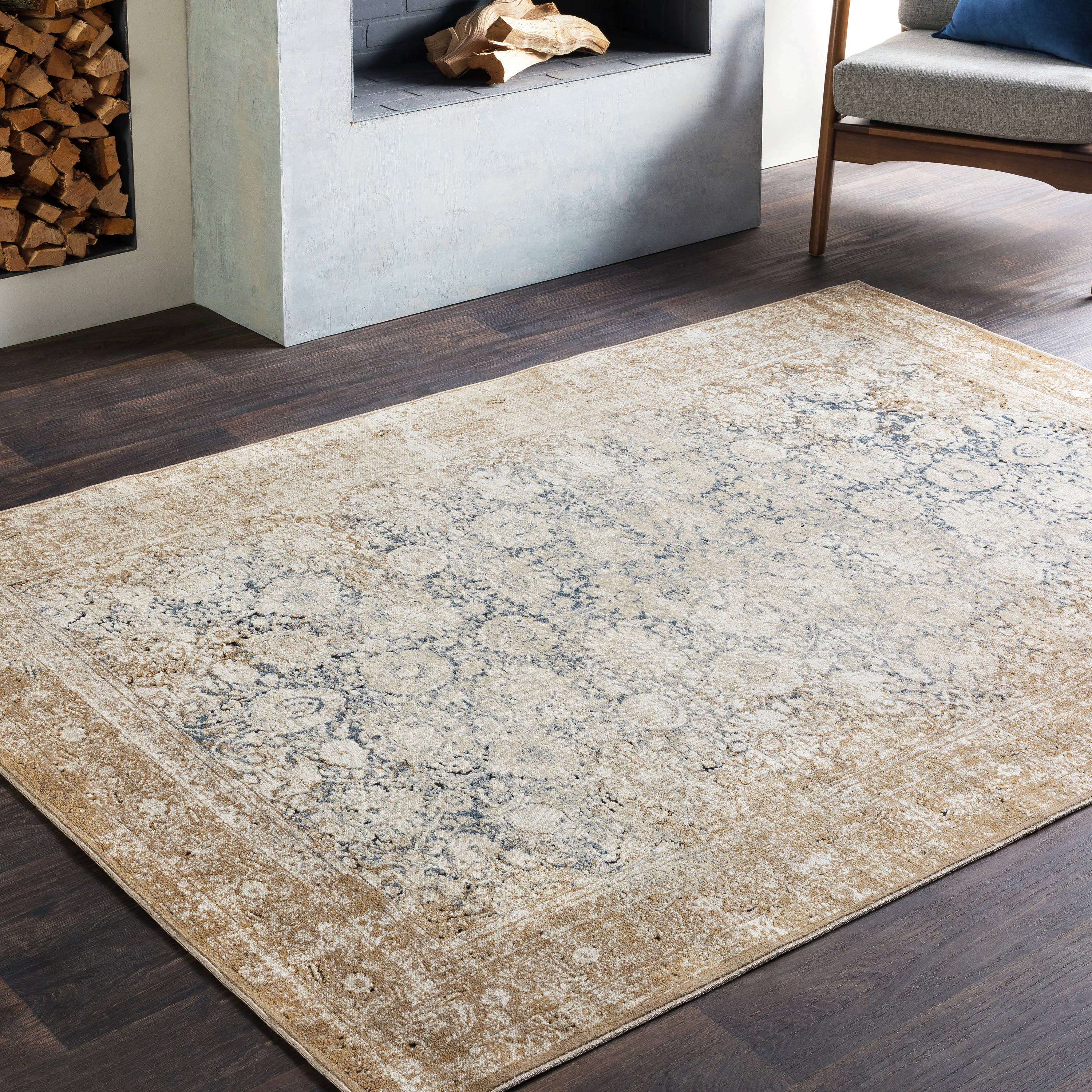 Surya DUR1001-710103 Durham 8 X 10 (ft) Camel Indoor Medallion Oriental Area Rug