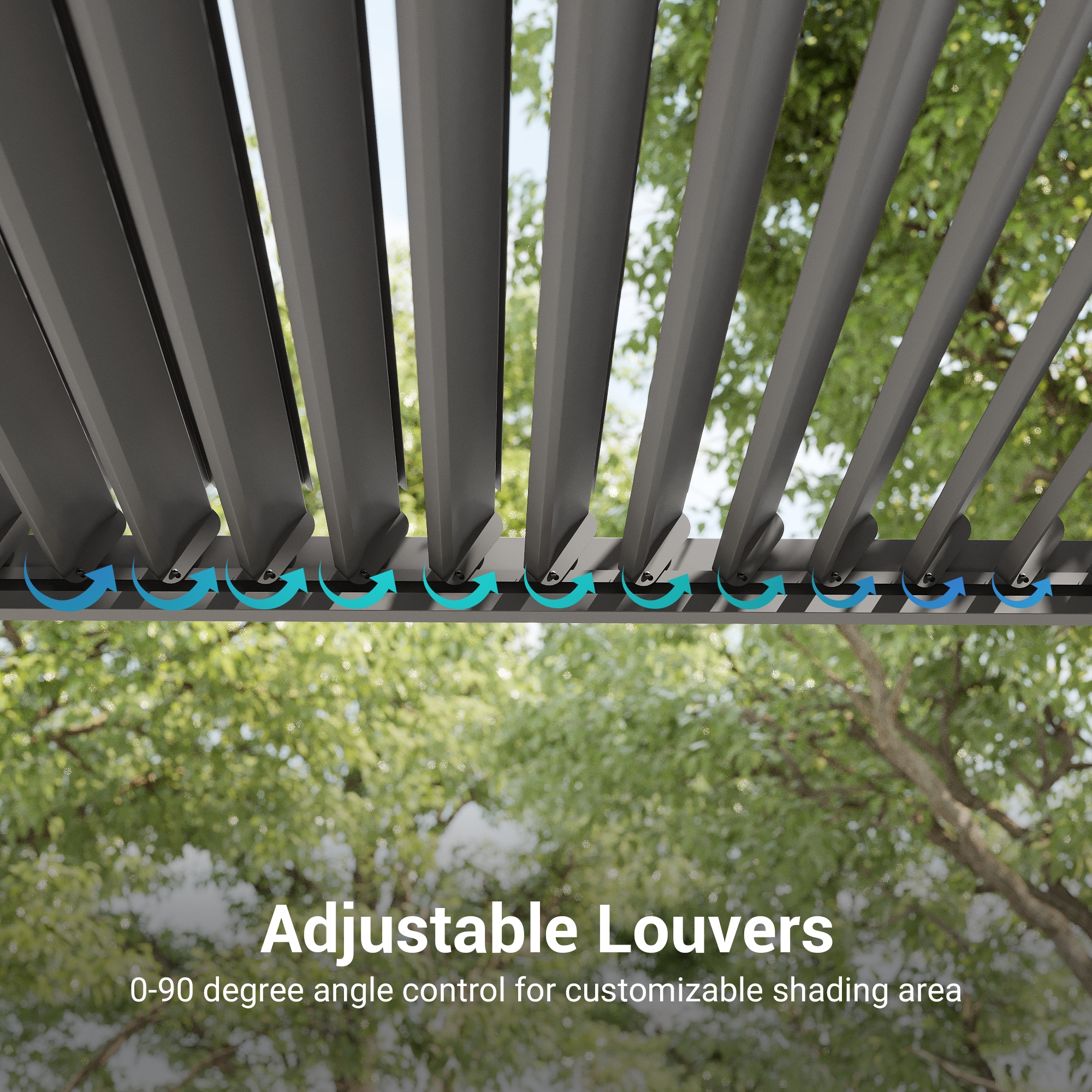 ACEGOSES LW-PLT-1010GY Pergolas-2 - View #4