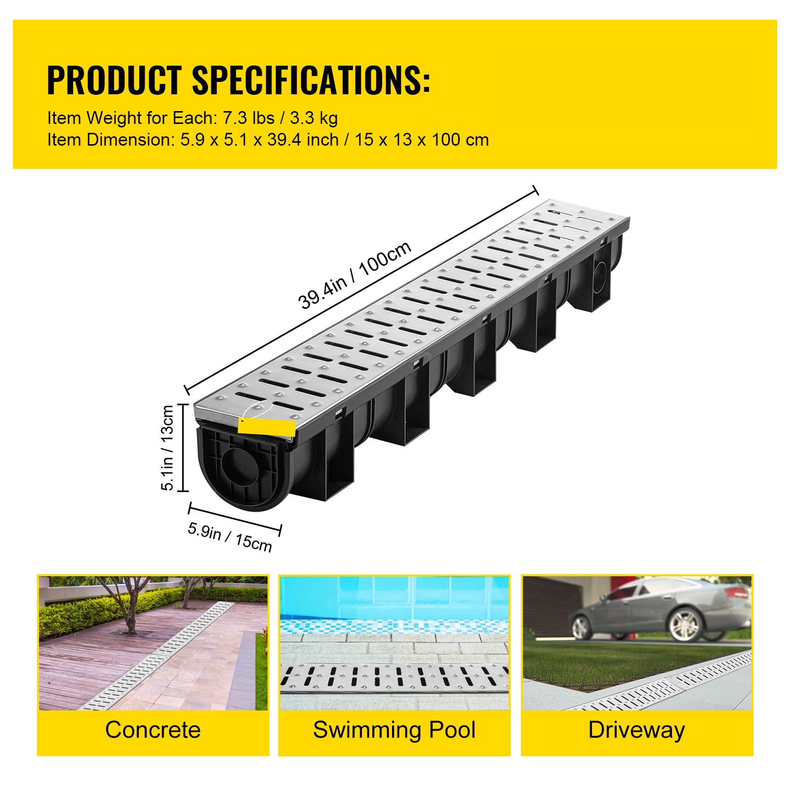 SVOPES SVOPESPSBXGM101048V0 Outdoor-Drainage - View #8