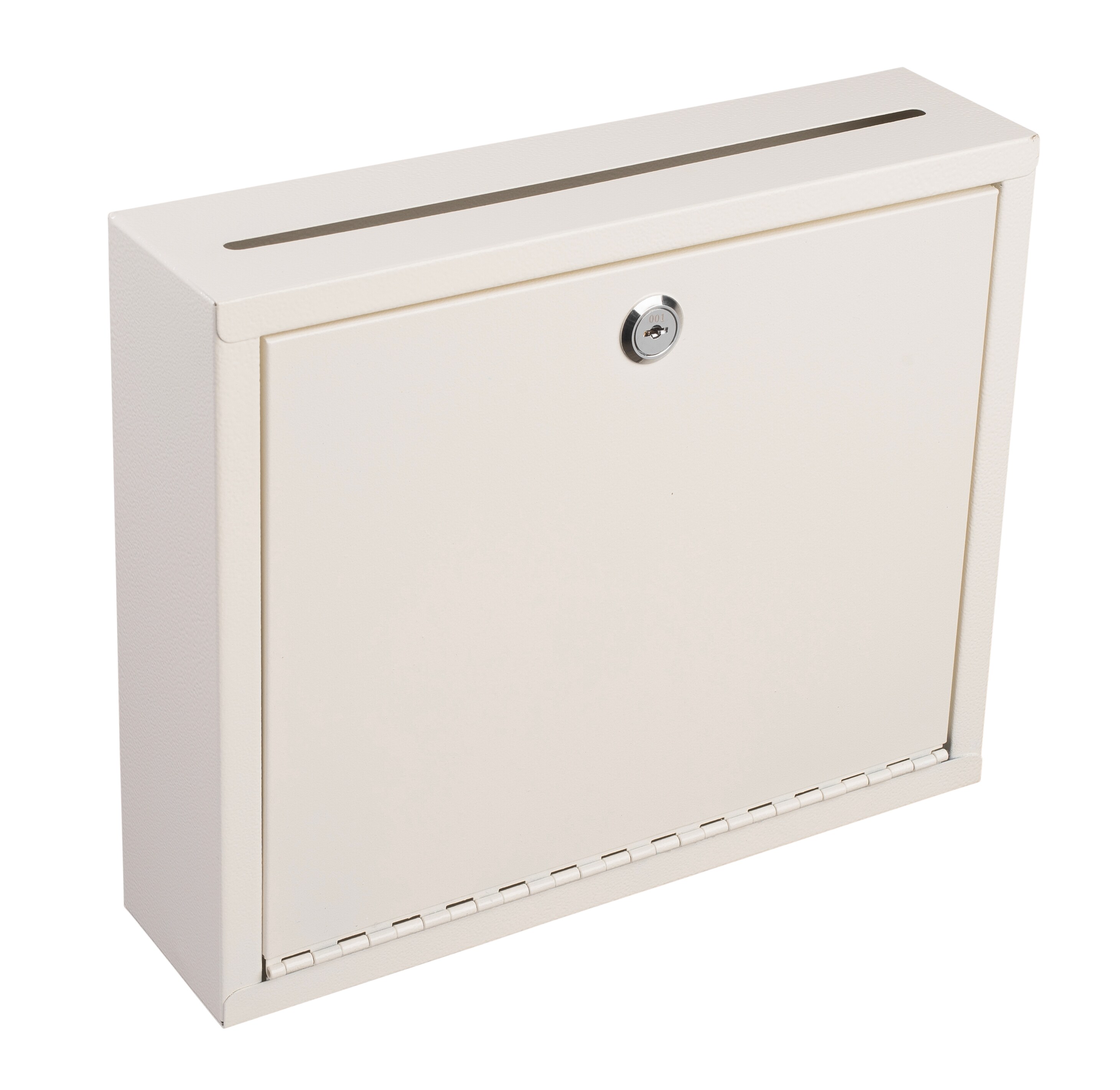 AdirOffice Wall Mount White Metal Lockable Mailbox at Lowes.com