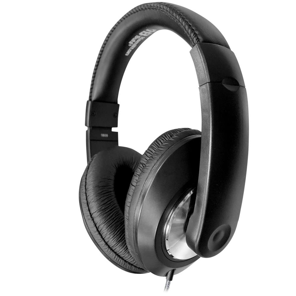  HMEBLI2023 Hamilton Buhl ST1BKU Smart-Trek Deluxe Stereo Headphone with In-Line Volume Control and USB Plug
