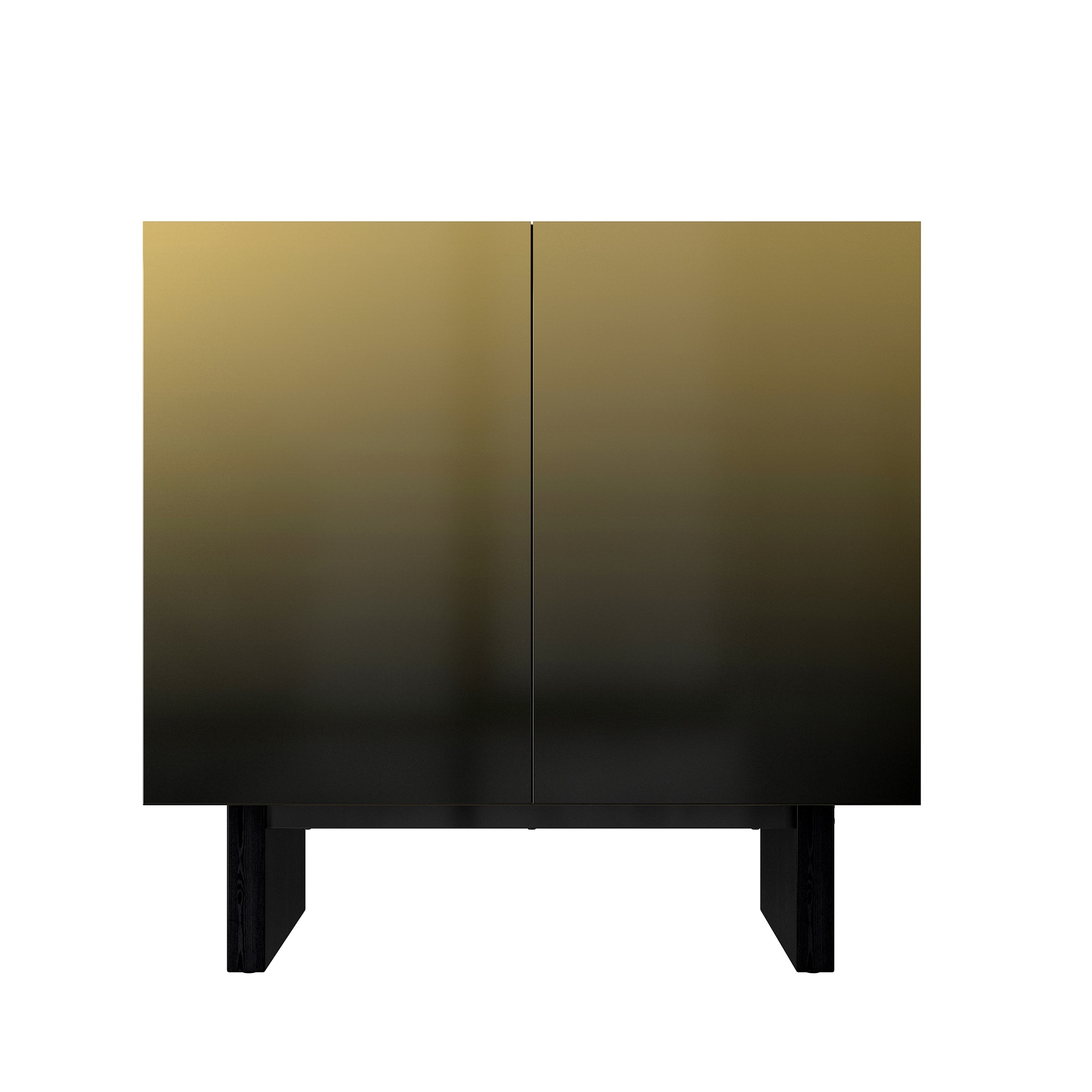 Clihome 31.5-in W x 30.71-in H Wood Composite Brown Freestanding Utility Storage Cabinet
