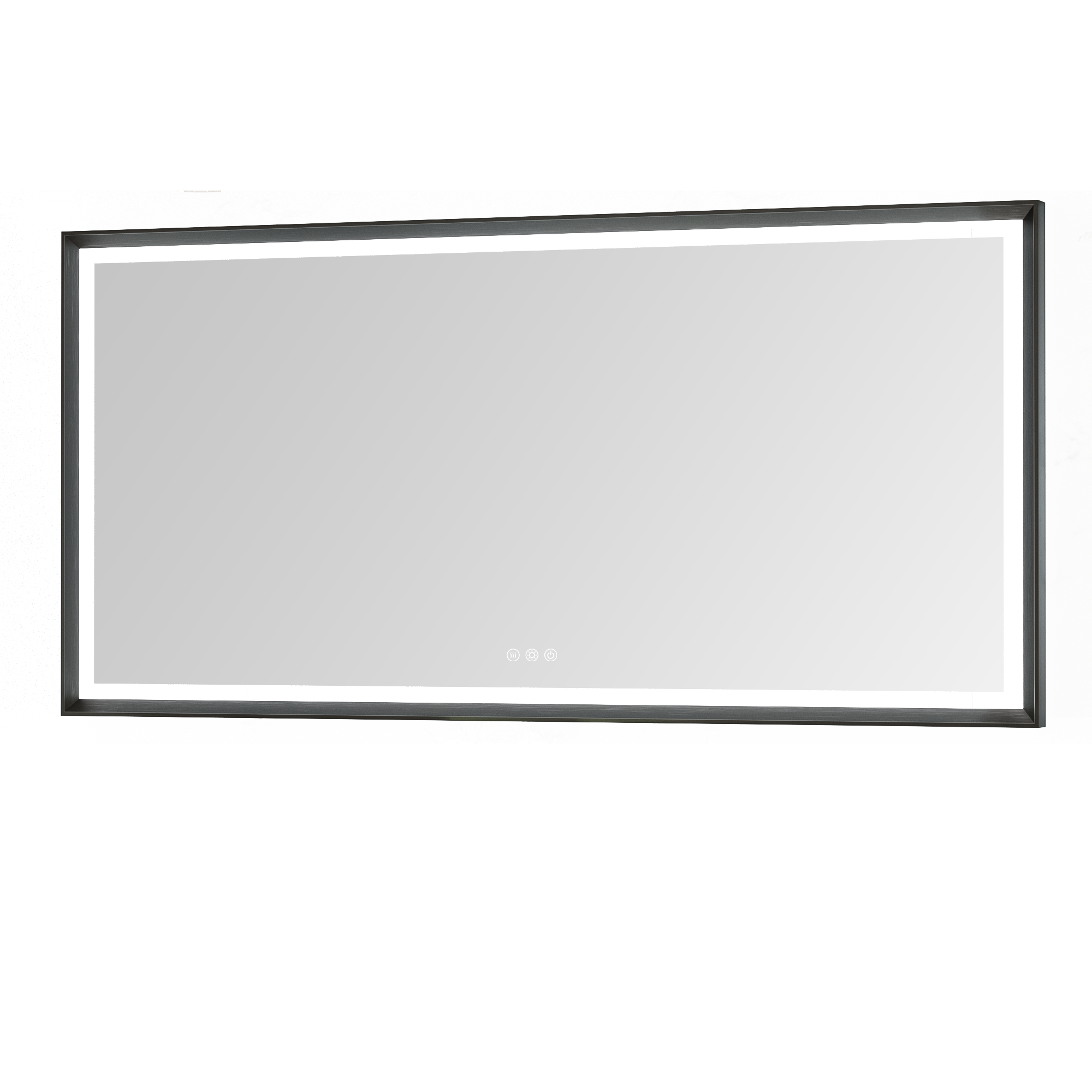 Keonjinn LW-ZBGSSW-18090BK Framed-Bath-Mirrors - View #13