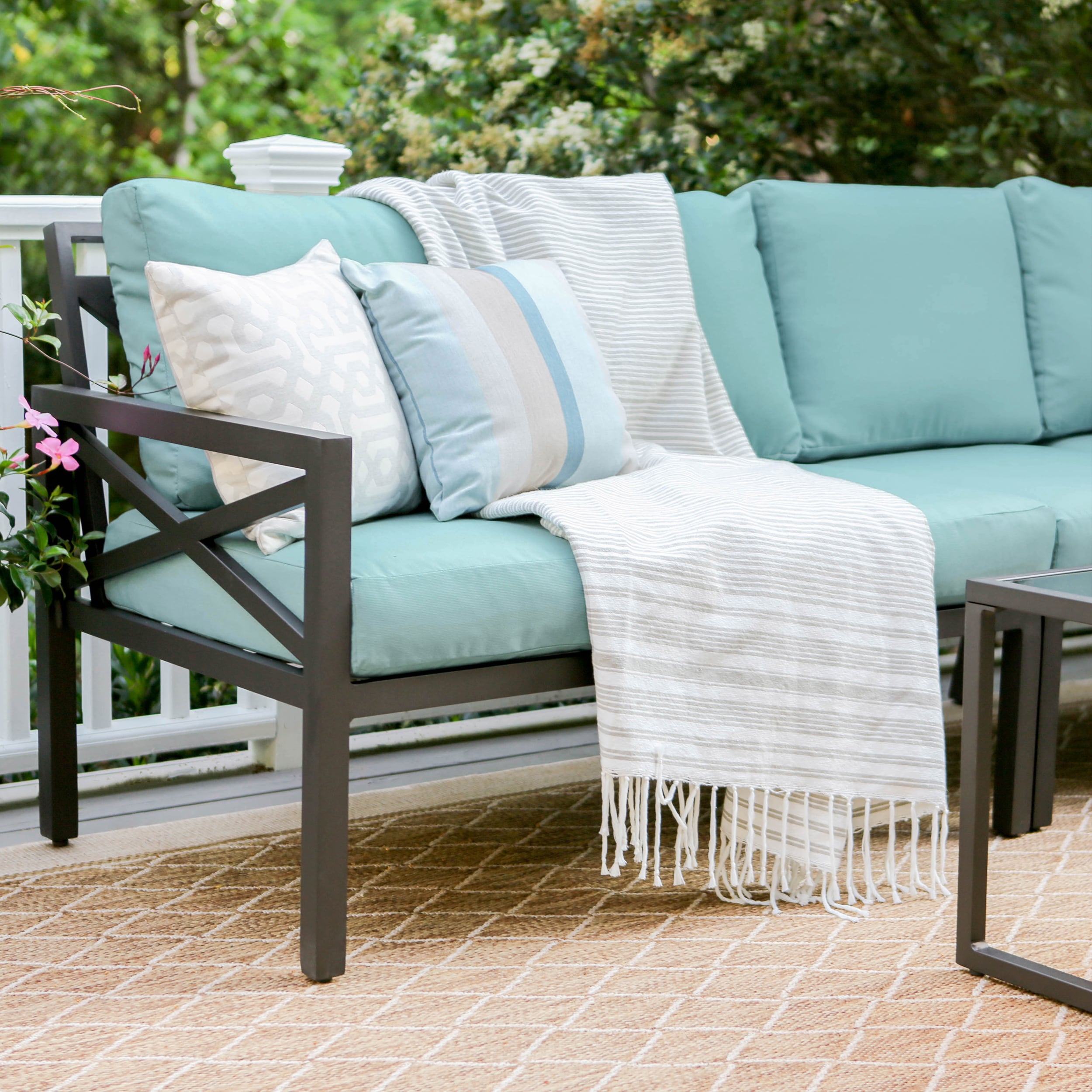 Leisure Made 502987-BLU Patio-Conversation-Sets - View #2