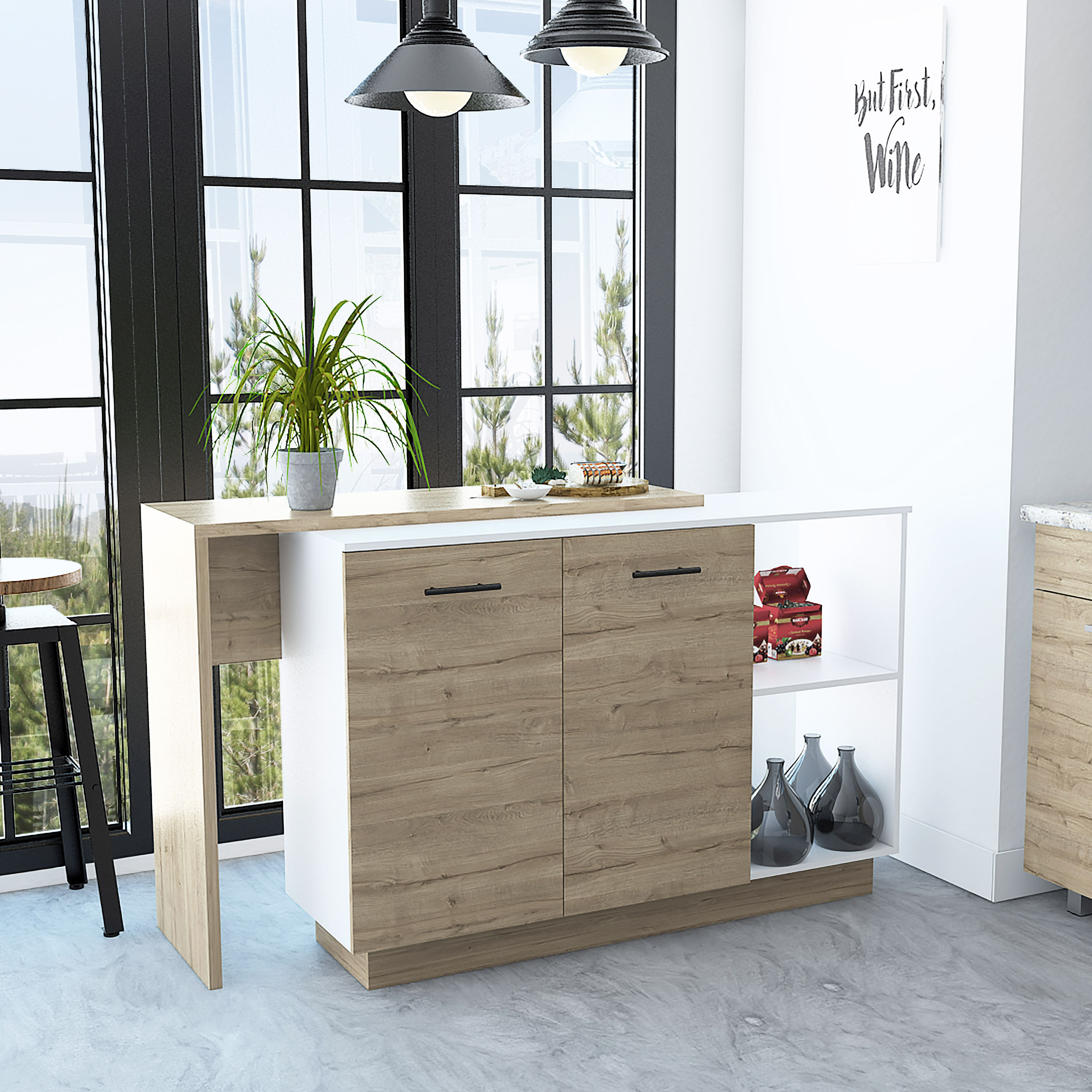 LUXEYARD Ohio Kitchen Island DS-X-225...