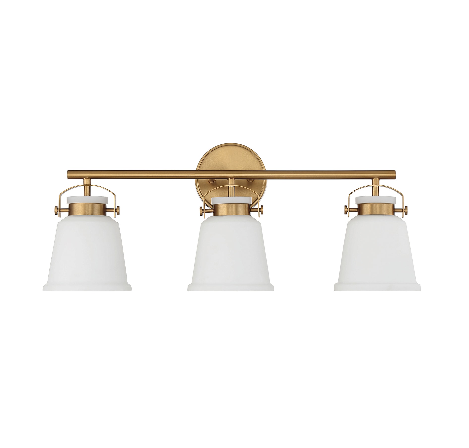 Kaden Warm Brass 3-Light Bathroom Vanity Fixture