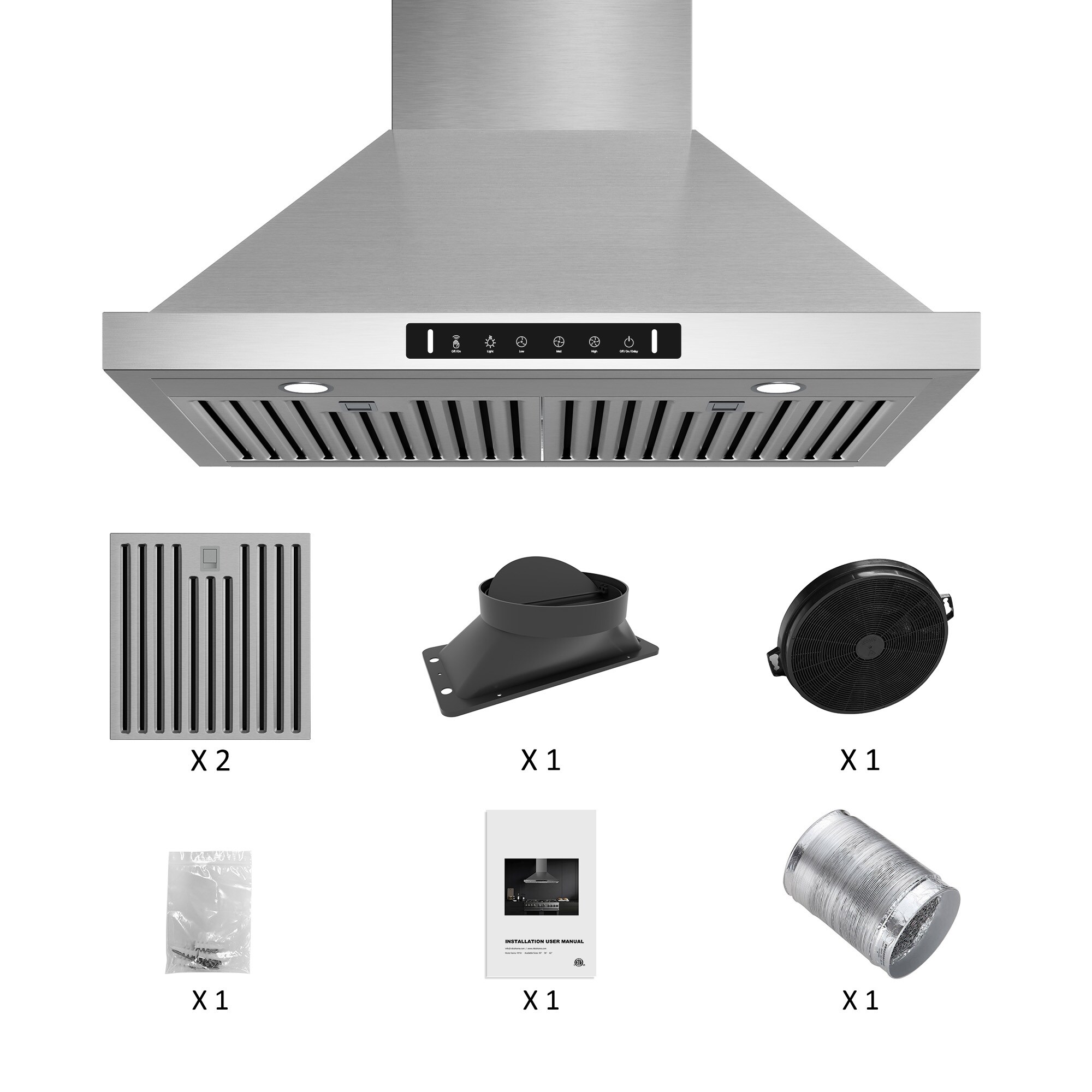 VIKIO VIKRP30-30 Wall-Mounted-Range-Hoods - View #10