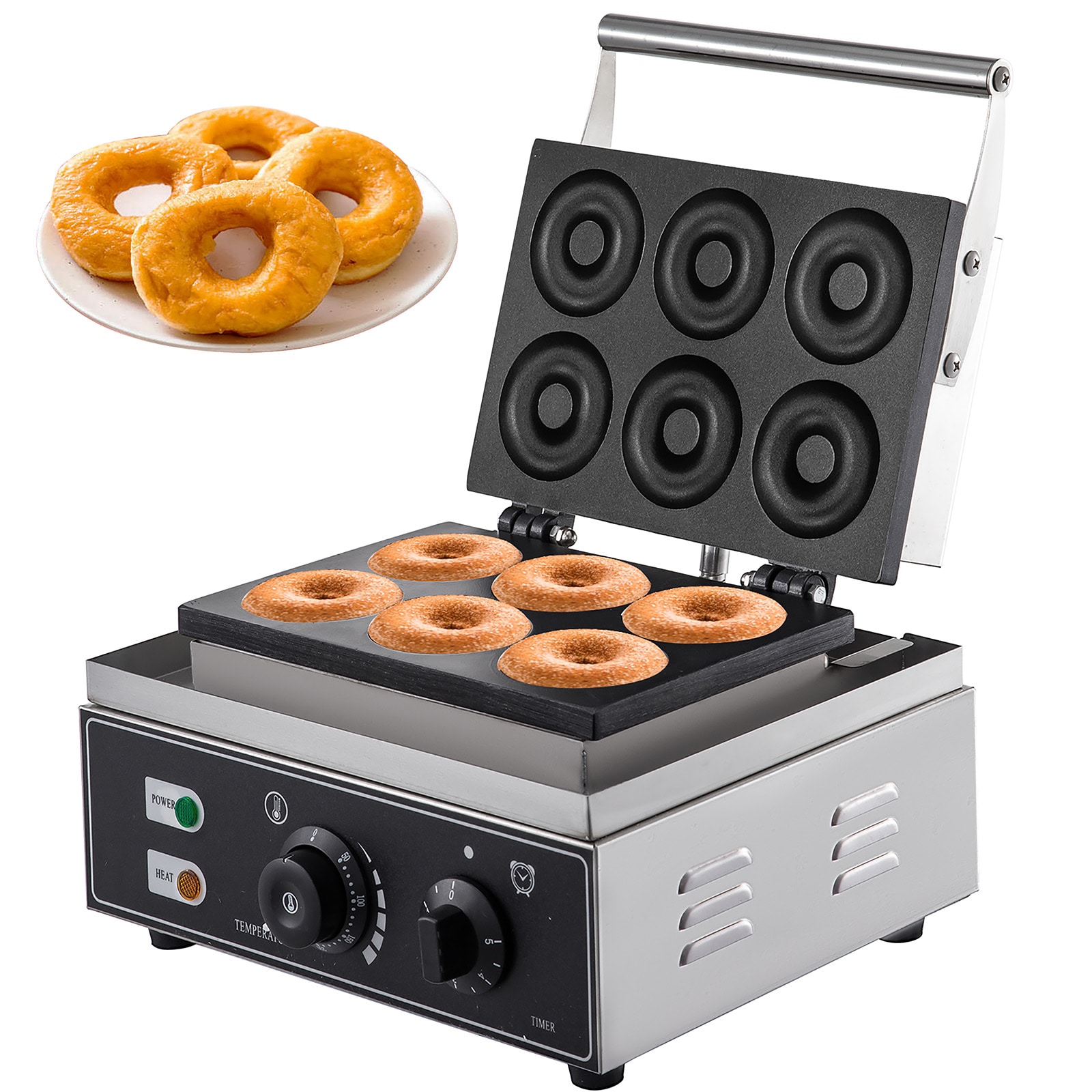 VEVOR Non-stick Donut Maker (Silver) TTQJ6G00000000001V1 Sansujyuku sansujyuku.com