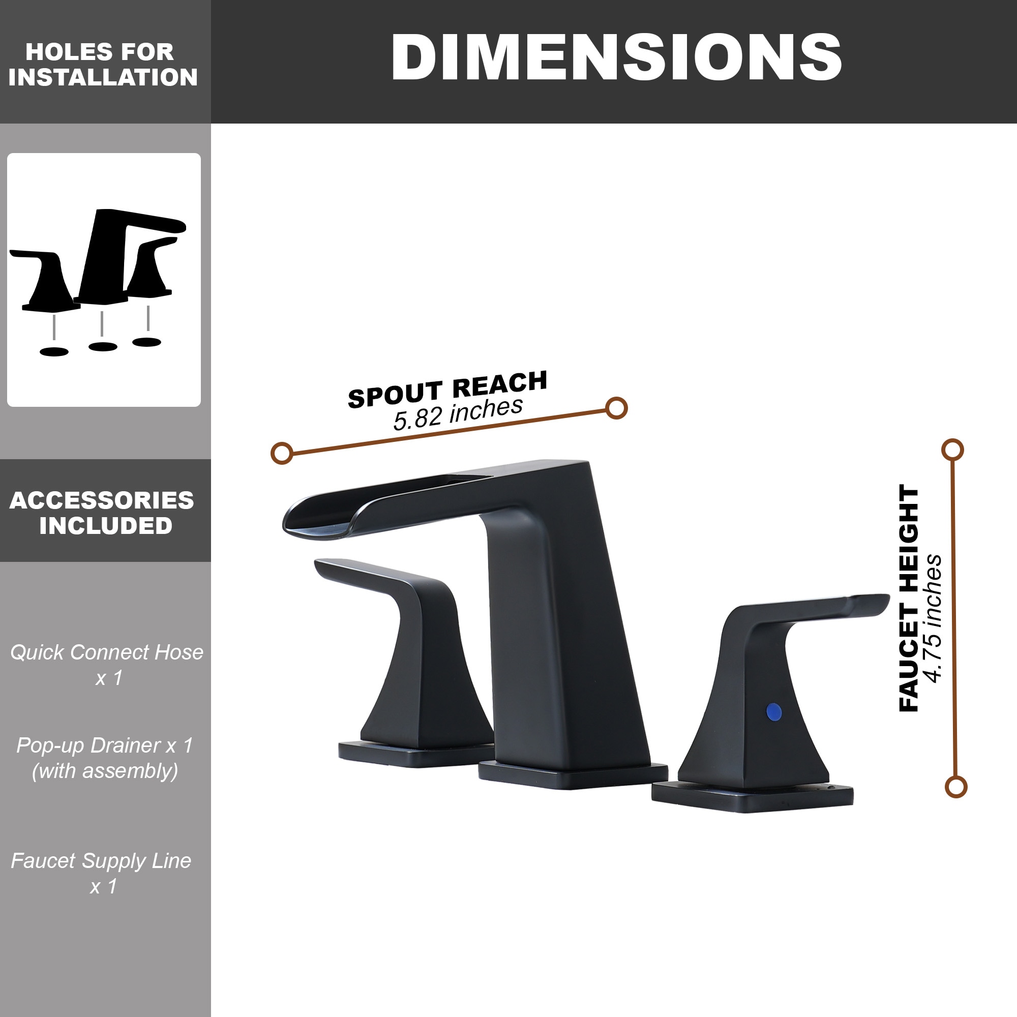 Clihome RCH-BAF67B Lavatory-Faucets - View #2