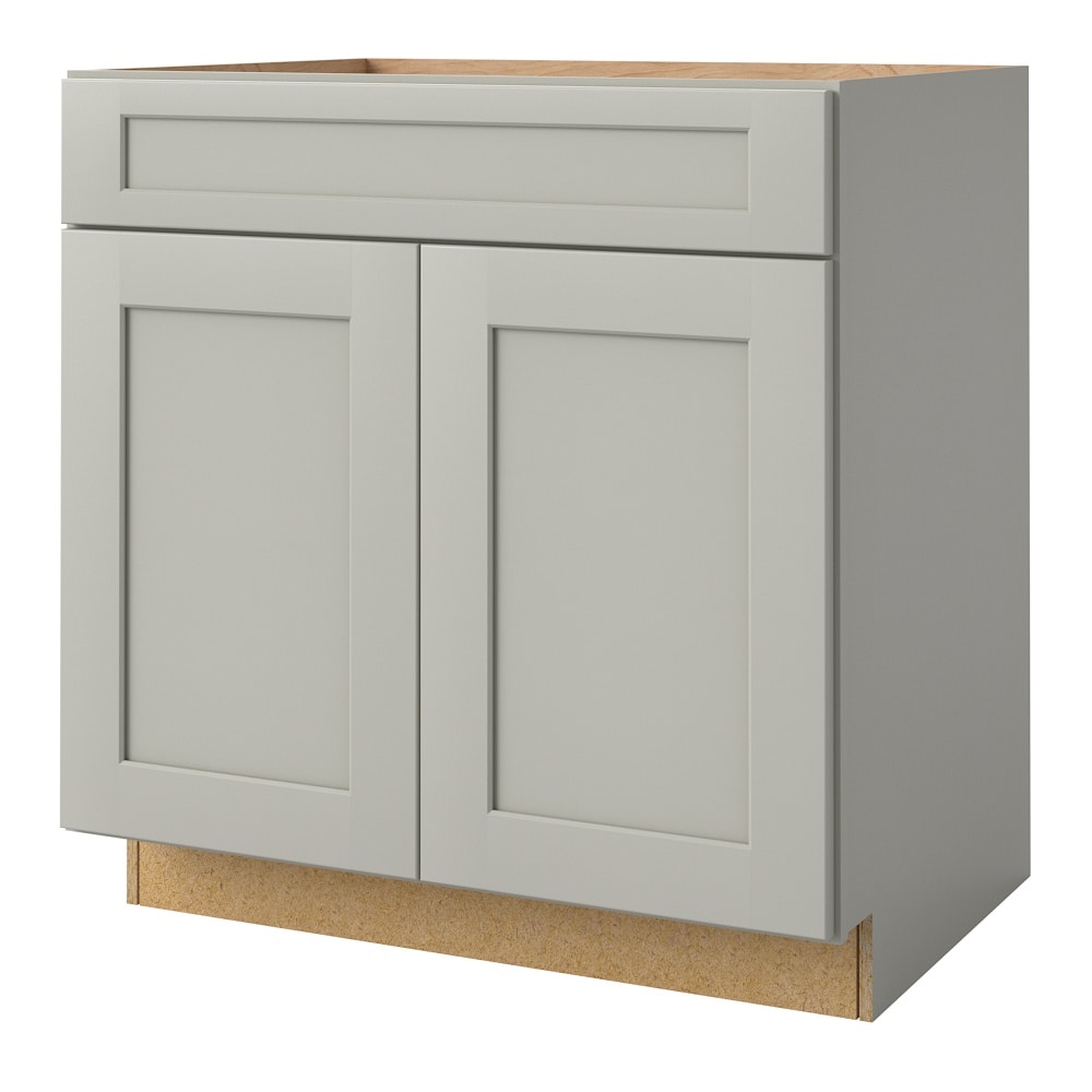 Kitchen Sink Base Cabinet | Unfinished Poplar | Shaker Style | 33 in