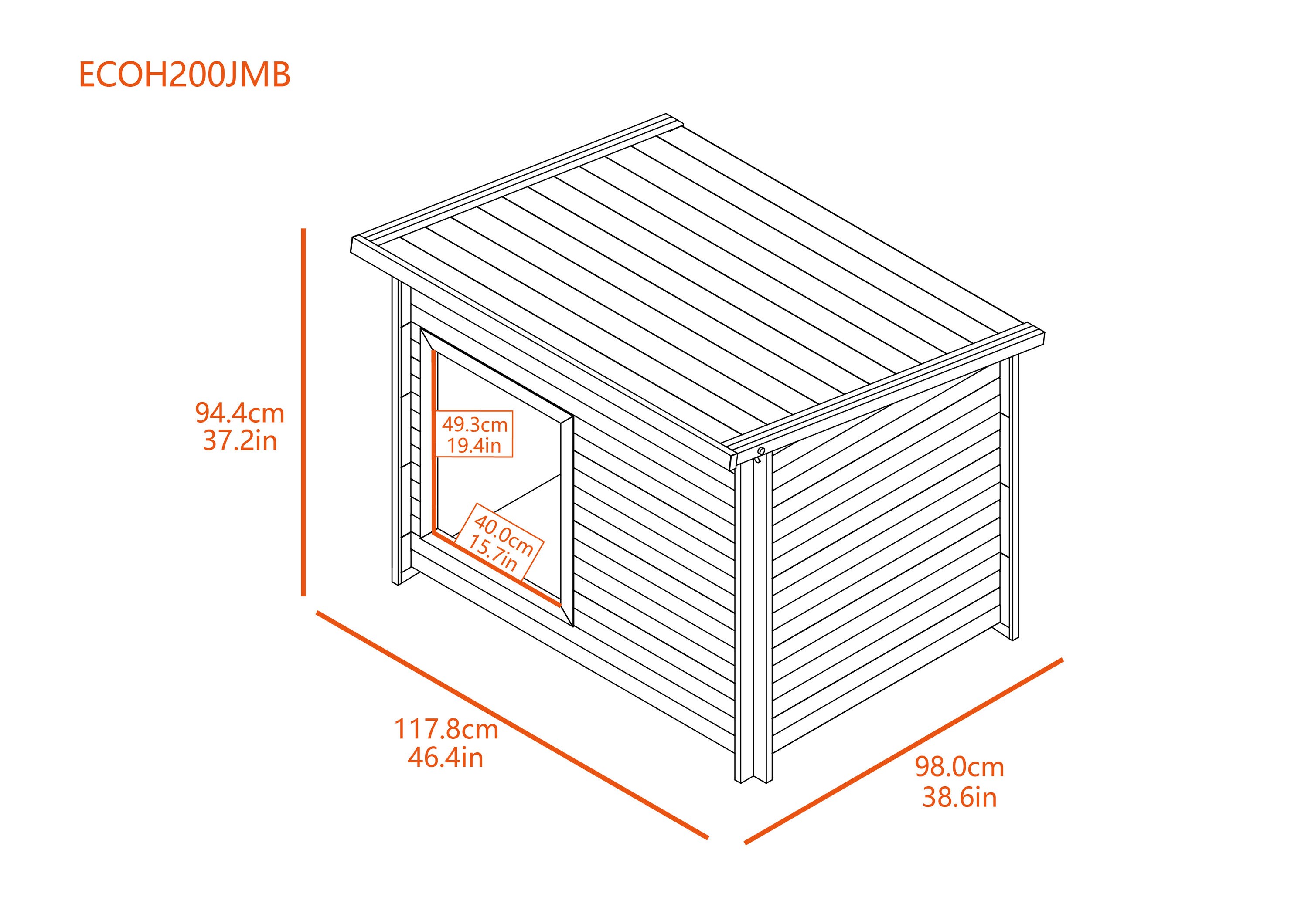 New Age Pet ECOH203JMB-GN Dog-Houses - View #12