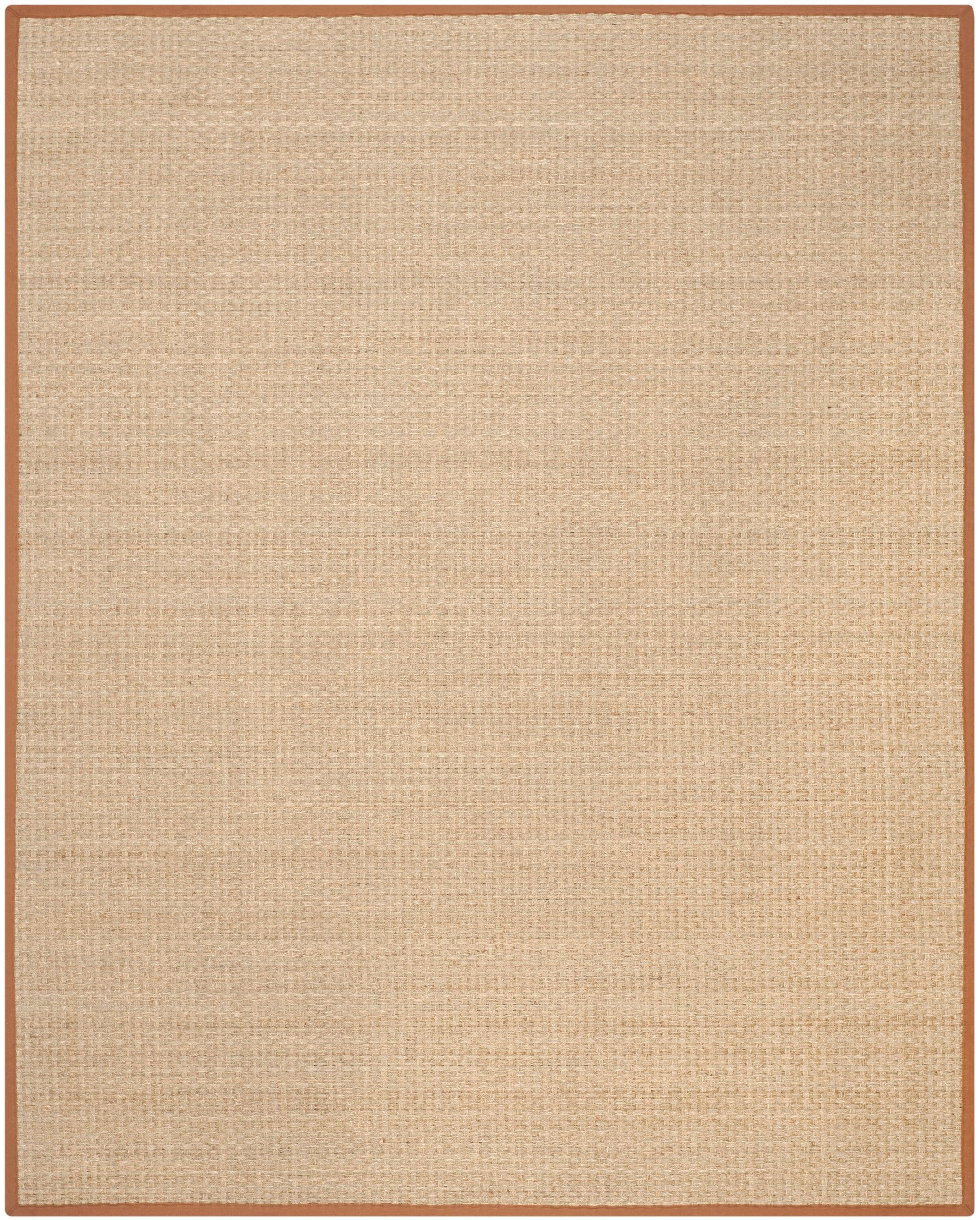 Safavieh NF114B-10 Natural Fiber Hampton 10 x 14 (ft) Loomed Seagrass Natural/Brown Rectangular Indoor Solid Coastal Area rug