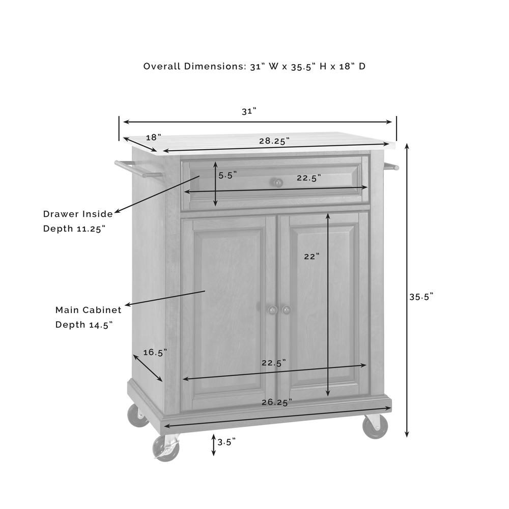 Crosley Furniture KF30020EMA Kitchen-Furniture - View #2