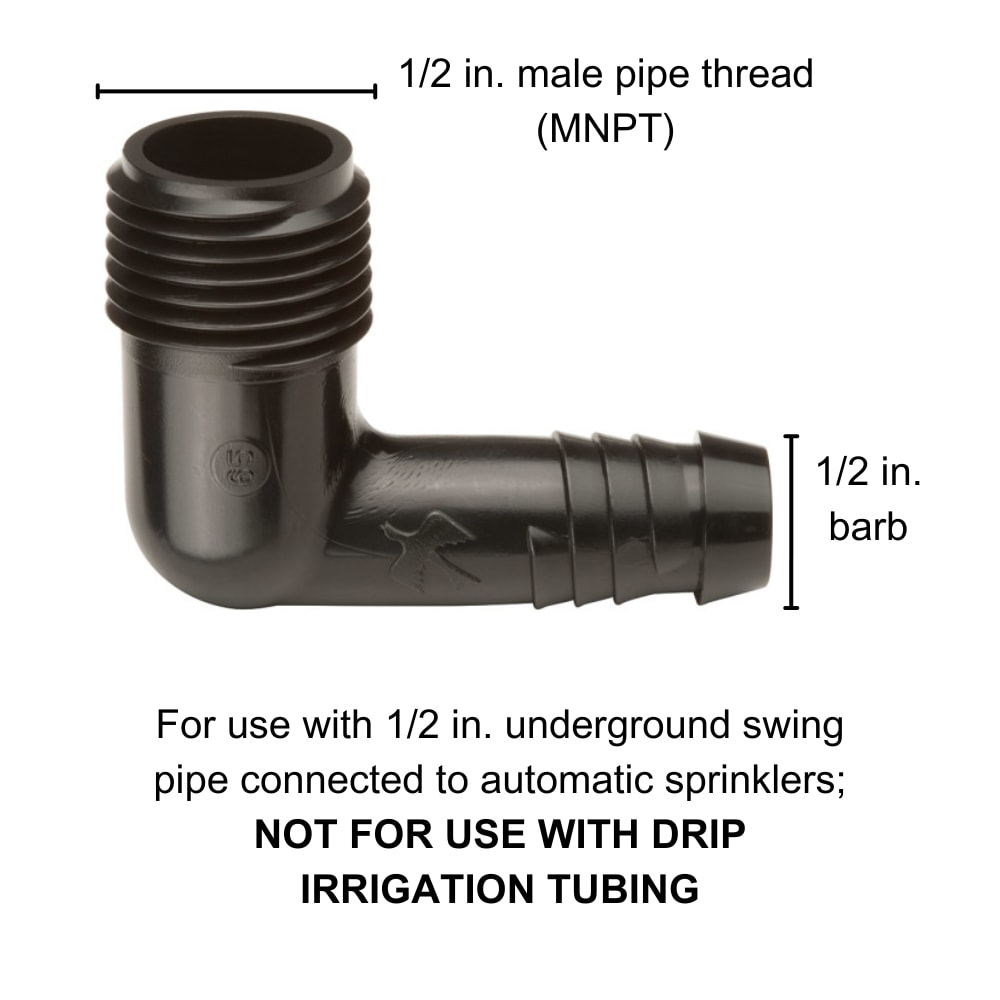 Rain Bird SWGE050B Flex-Pipe-Fittings-Risers - View #2
