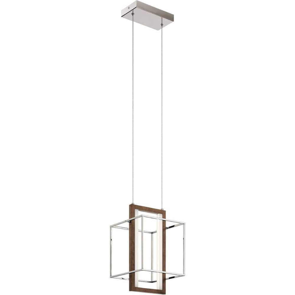 elan A-ELAN-84045 Viho 1 - Light Polished Nickel - LED Steel Pendant Light