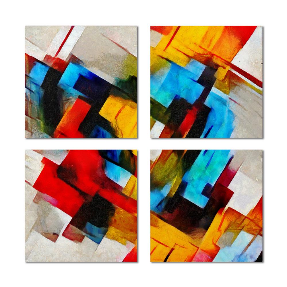 Instant Mosaic 0720103 Upscale Designs Multicolor 6-in x 6-in Glossy Glass Random Tile (8-sq. ft/ Carton)