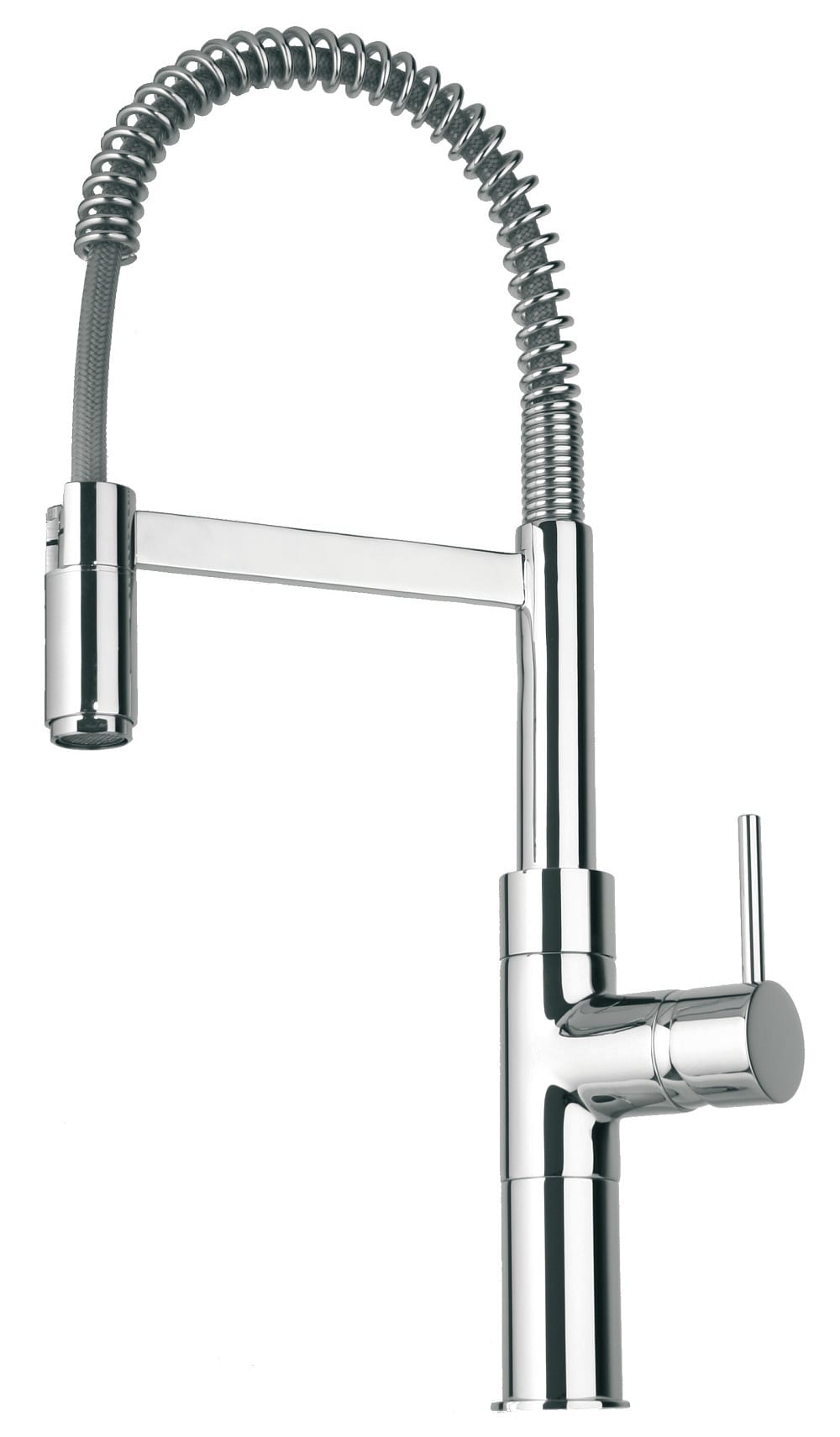 LaToscana 78CR556 Elba Chrome Single Handle Deck-mount Pull-down Kitchen Faucet with Sprayer