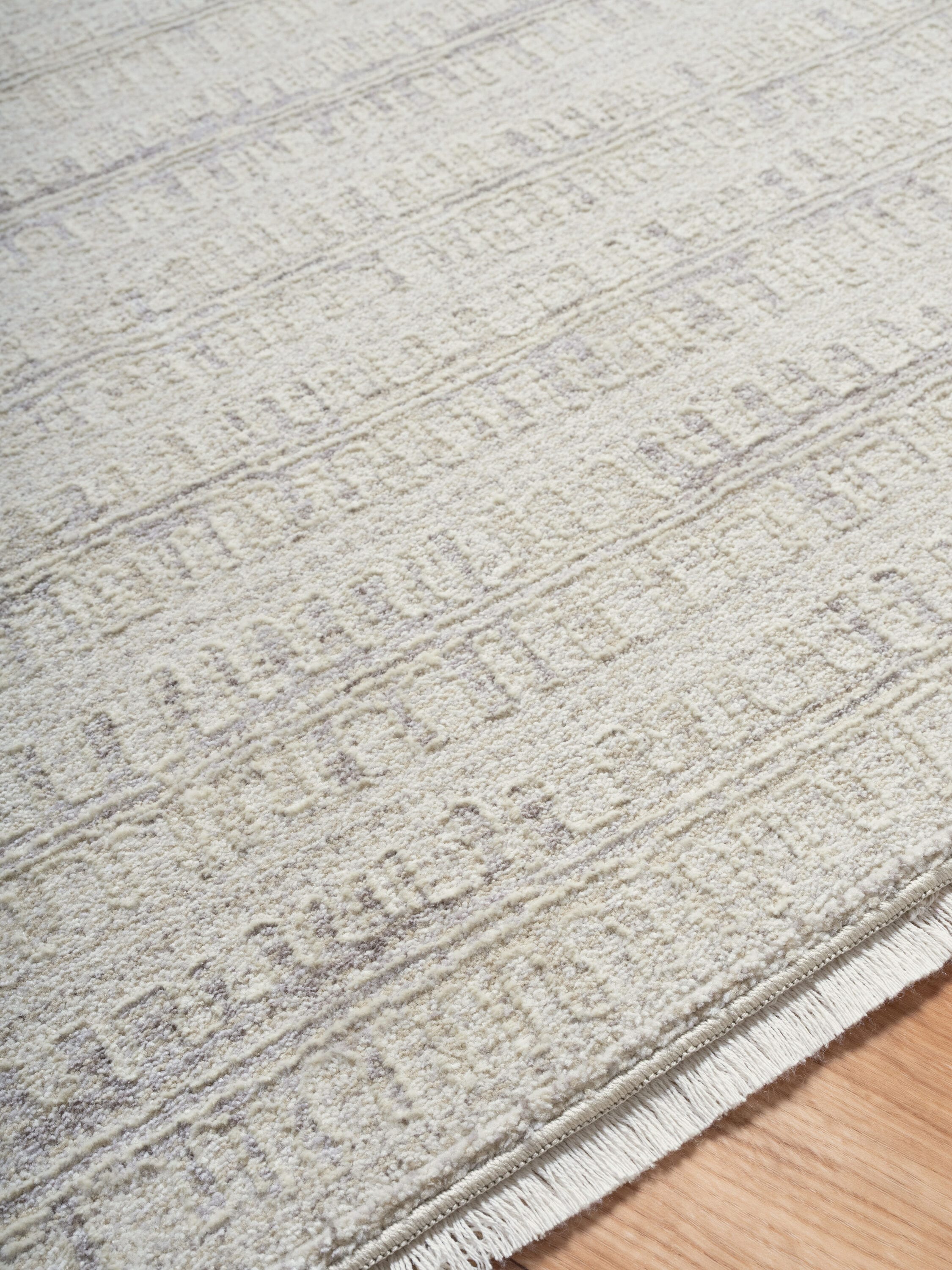 Origin 21 Sarawil 2.5-ft x 7.25-ft Beige Indoor Geometric Runner Rug in ...