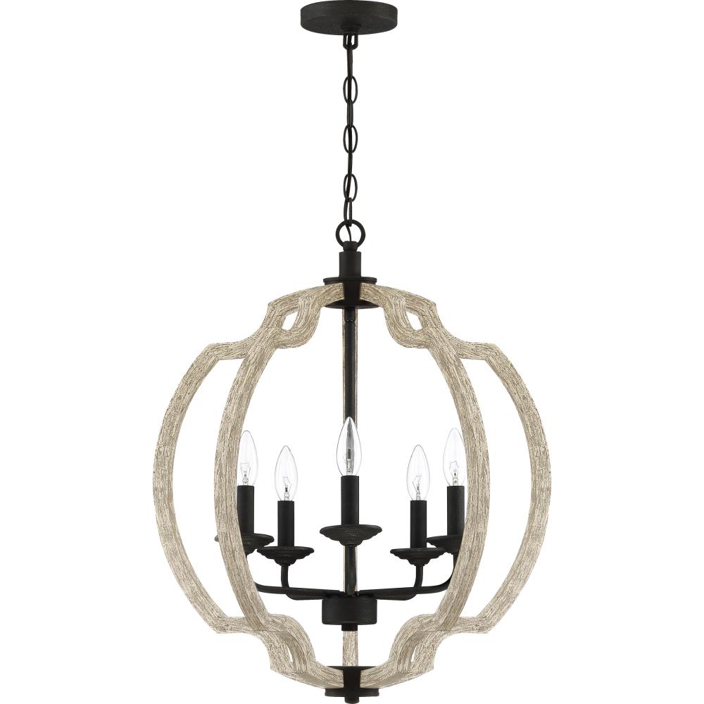 quoizel 5 light pendant