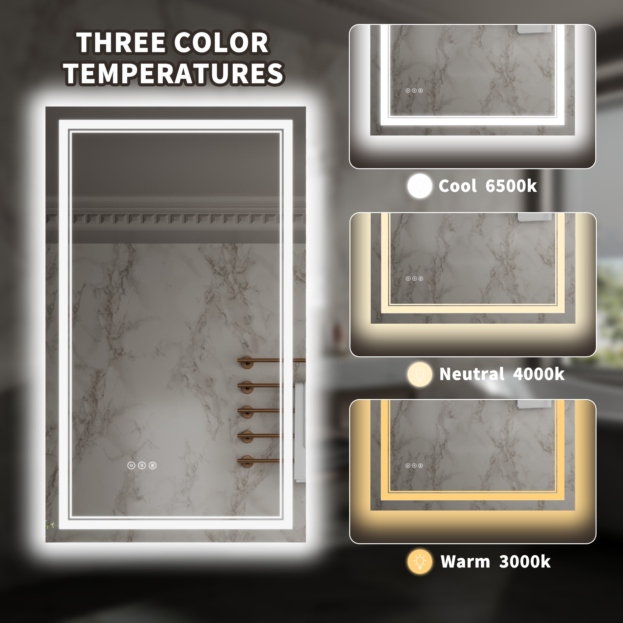 ExBrite TFBM2440 Framed-Bath-Mirrors - View #4