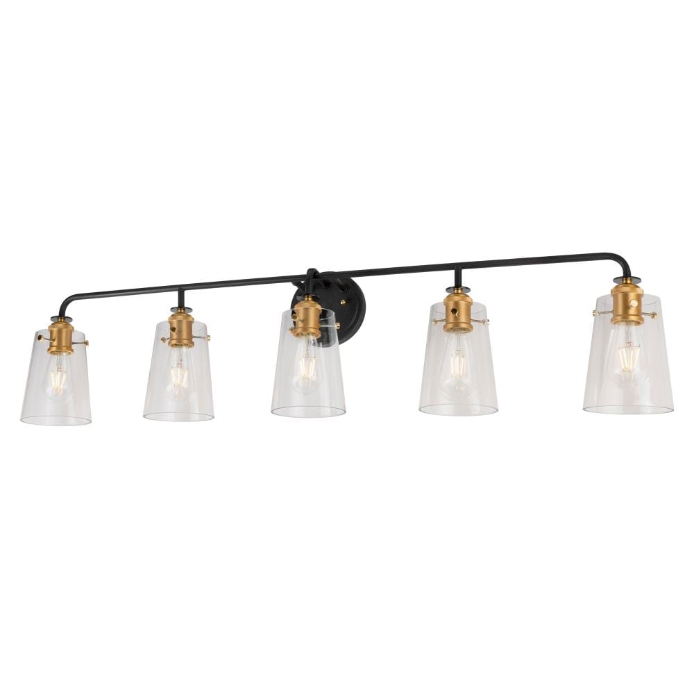 Forte Lighting 5118-05-62 Ronna 45-in 5 -Light Multiple finishes Multiple colors Modern/contemporary Vanity light