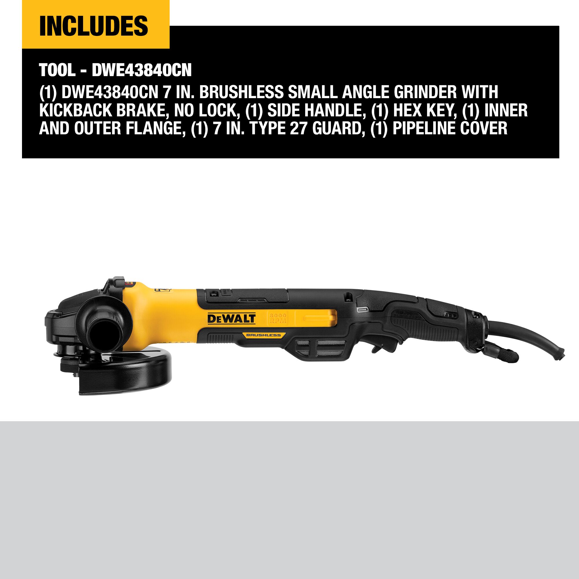 DEWALT DWE43840CN Cordless-Grinders - View #2