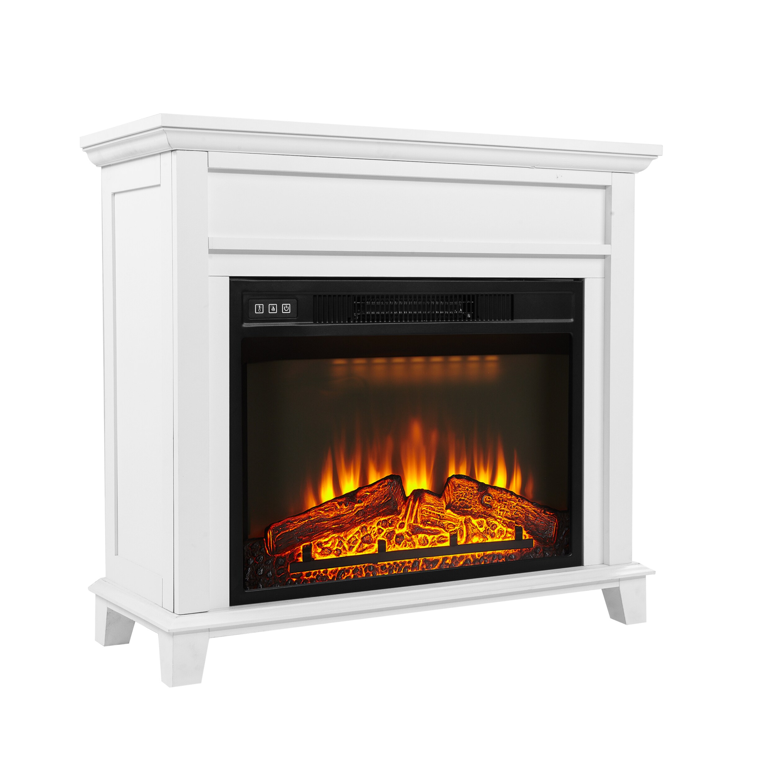 Utopia 4niture HASX-23D-WHITE Electric-Fireplaces - View #3