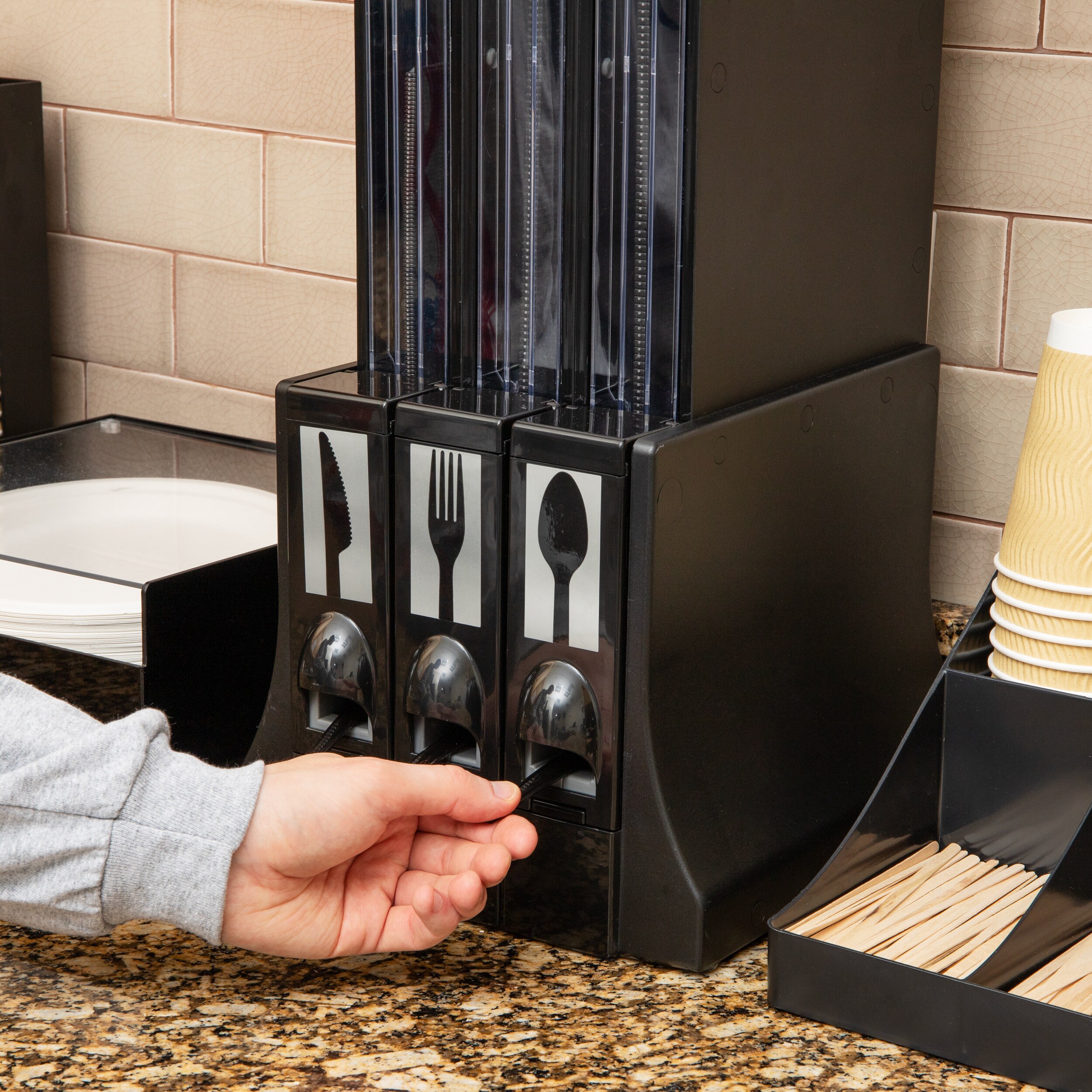 Mind Reader CUTDISPBK-BLK Kitchen-Utensil-Holder - View #6