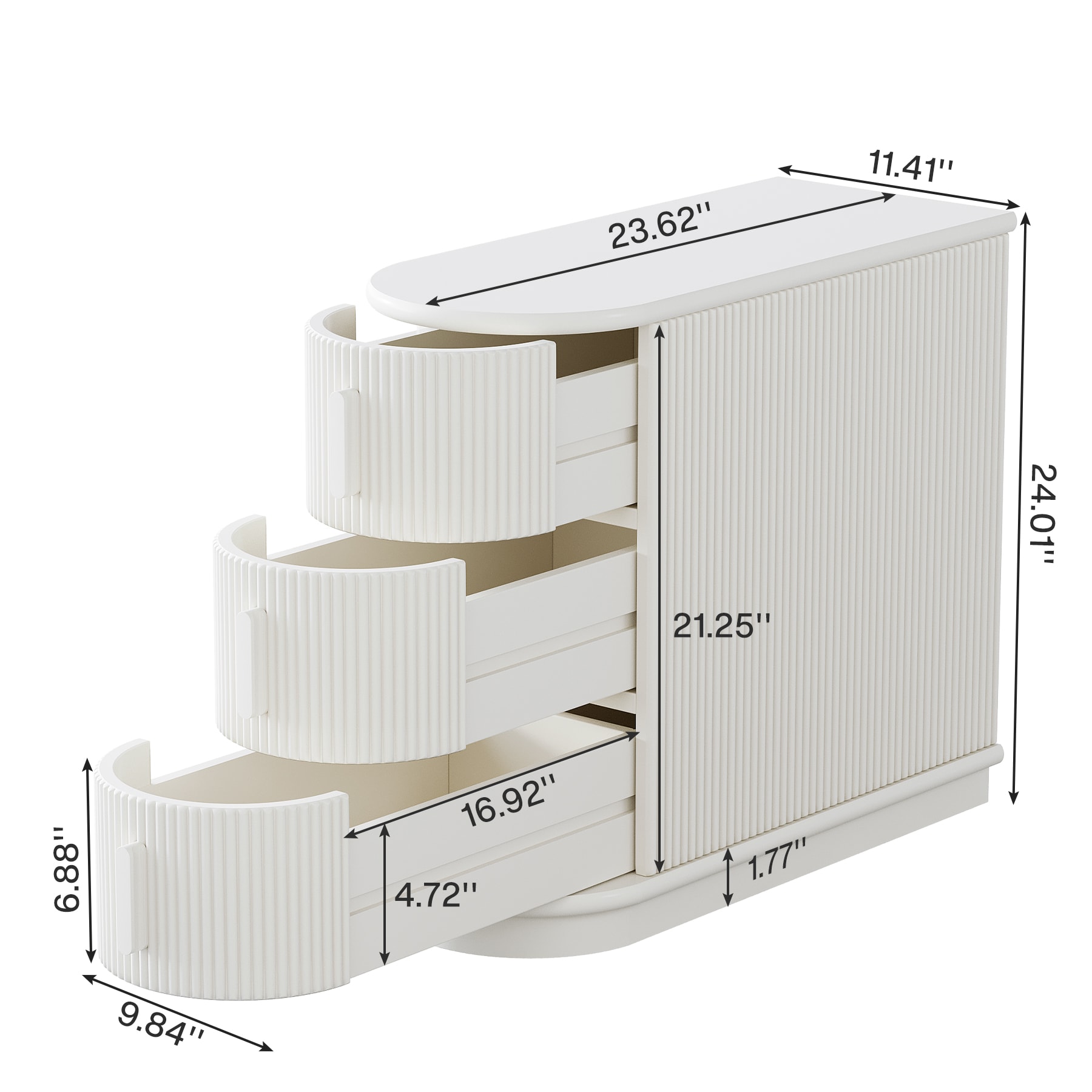 Tribesigns LWFD-JW0884 End-Tables - View #3