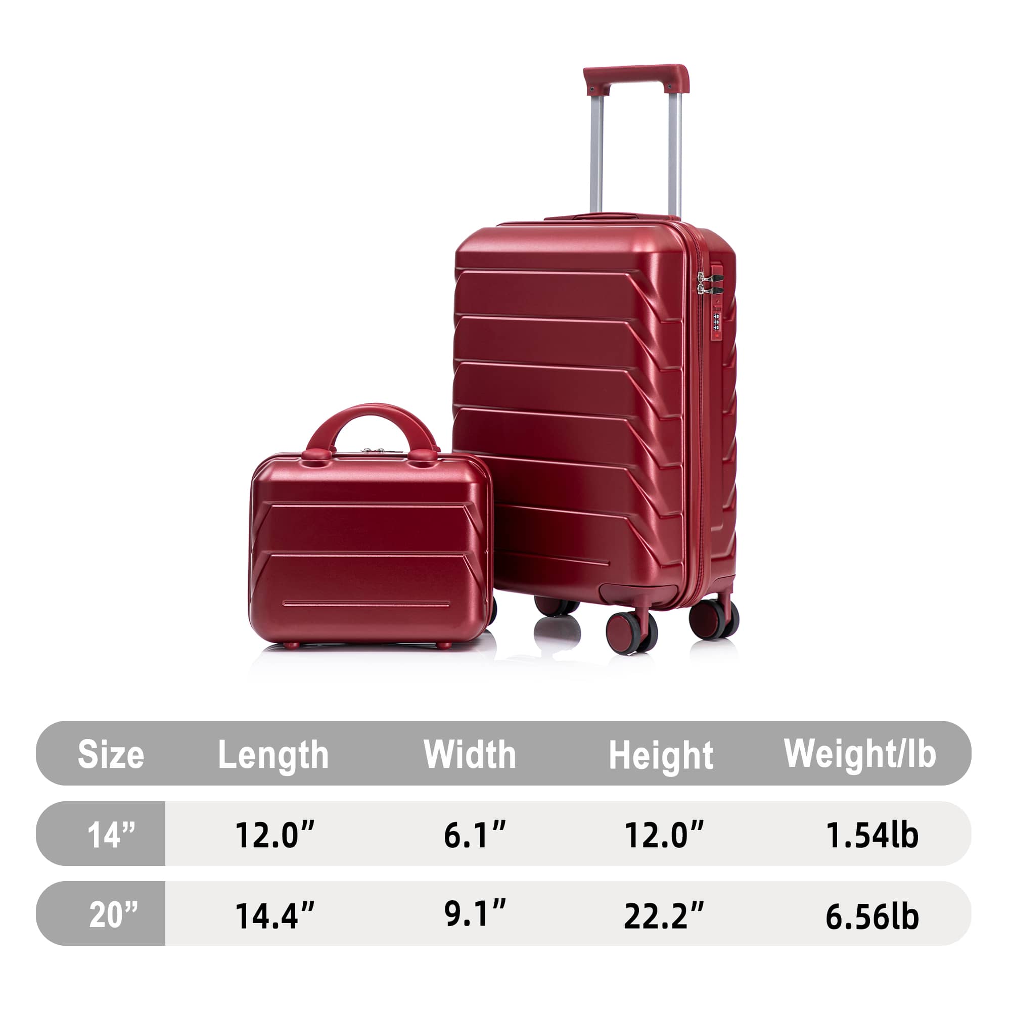 Vynxaria LESX4050DJXLXZ017 Luggage-And-Luggage-Sets - View #8