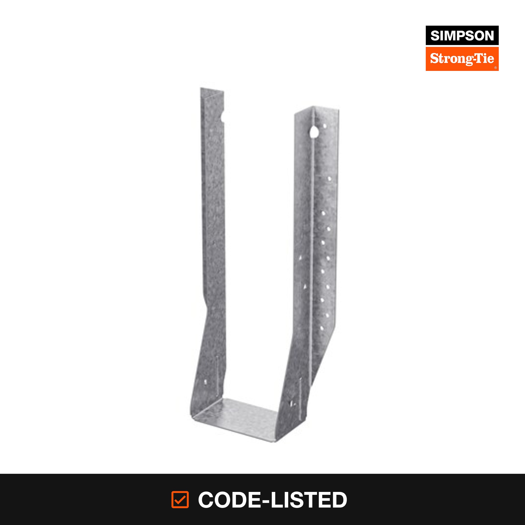 Simpson Strong-Tie 4-in x 14-in Single 16 -Gauge G90 galvanized Face mount joist hanger