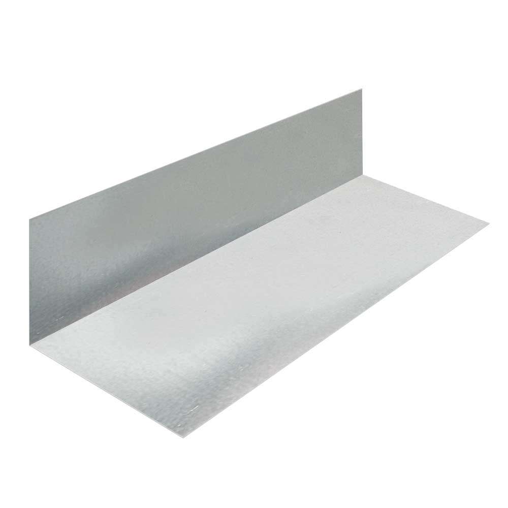 Gibraltar Building Products 4 In X 120 In Silver Galvanized Steel Step 