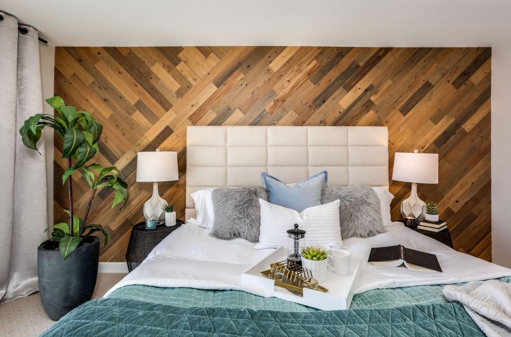 Timberchic 254 4-in x 1-ft Sandy Beach Spruce pine fir Reclaimed wood Wall Plank ( 32 -Pack , Covers 20-sq ft )