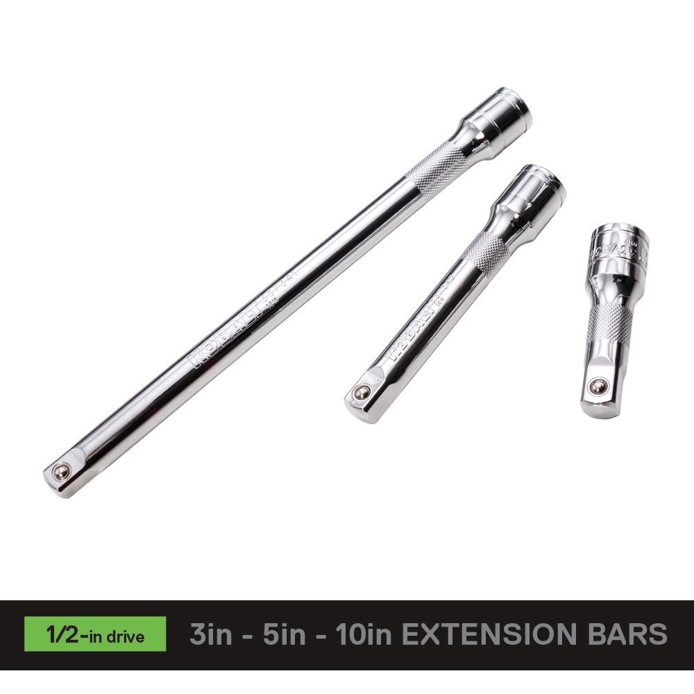 1/2" Extension Bars 3pc Long Reach Extension bar Set 1/2" Inch Drive