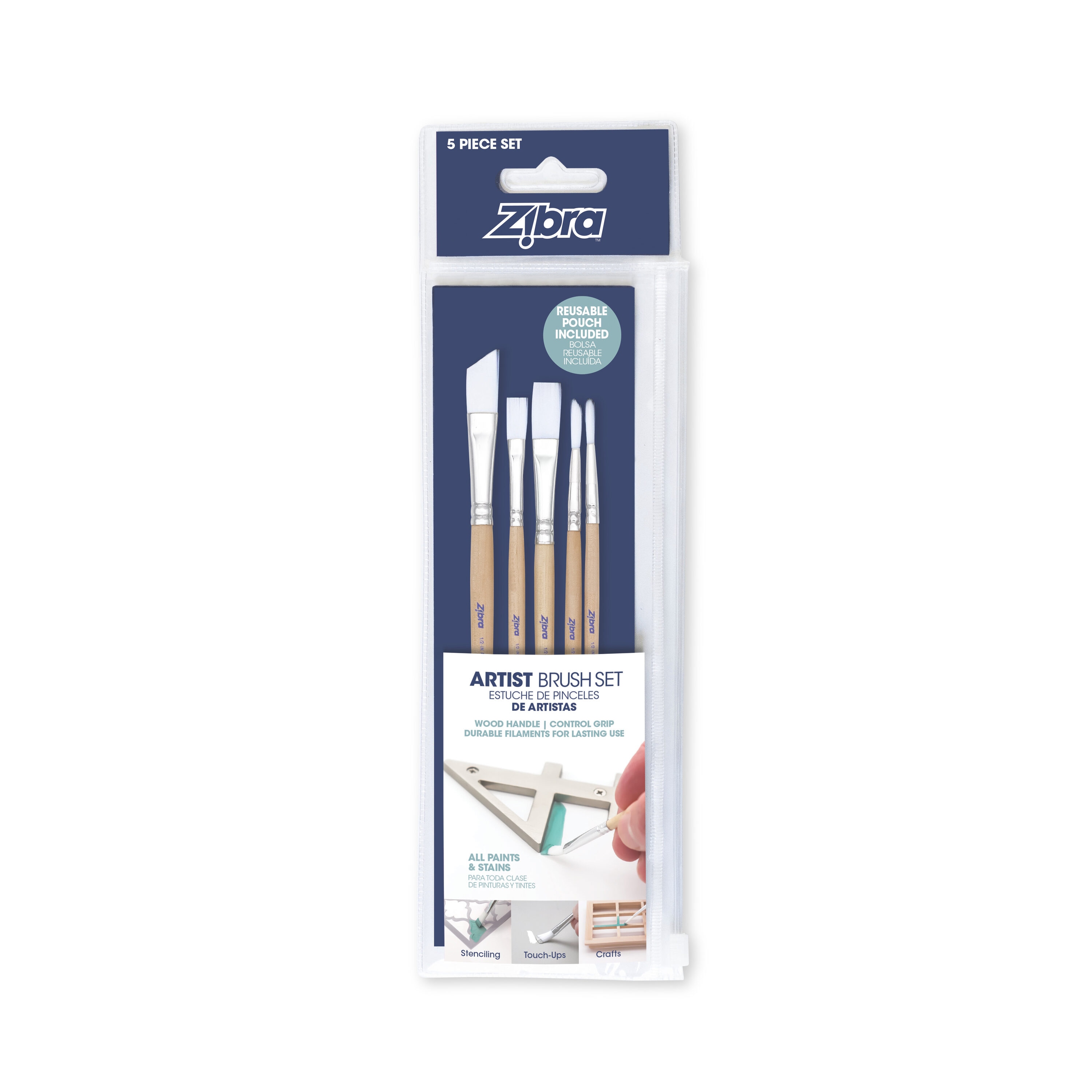 Zibra SET5ARTS Paint-Brushes - View #6