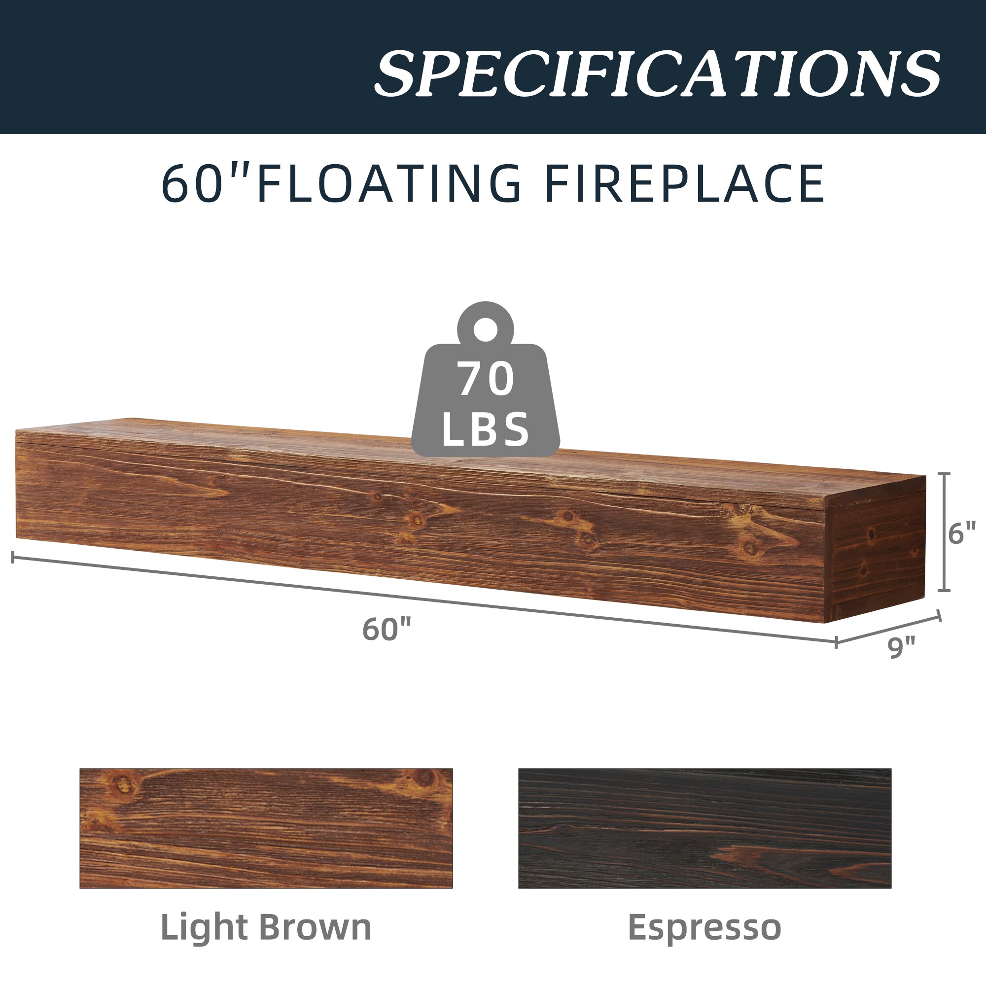 Gaierptone CRXKCEIFDHO Wall-Mounted-Shelving - View #8