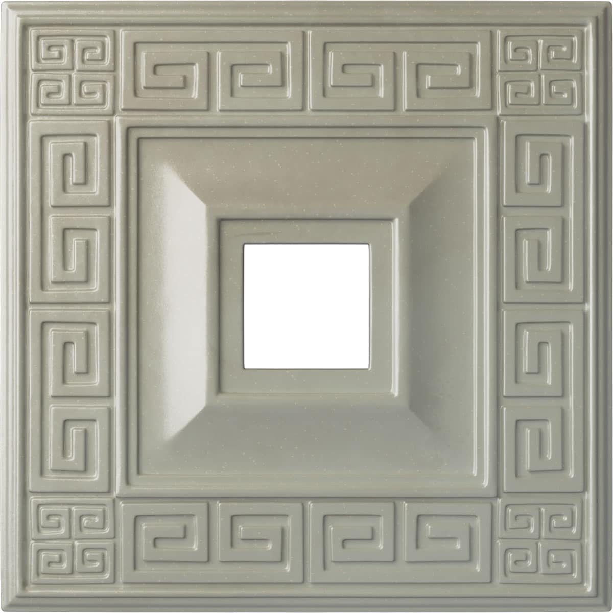 Ekena Millwork CM18ERFCS Eris 18-in W x 18-in L Painted Flash Copper Polyurethane Whole Ceiling Medallion