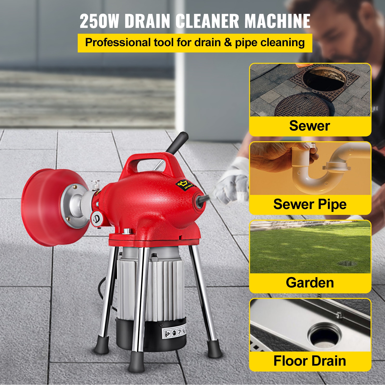 VEVOR GDSTJ250WGQ750001V1 Machine-Augers - View #3