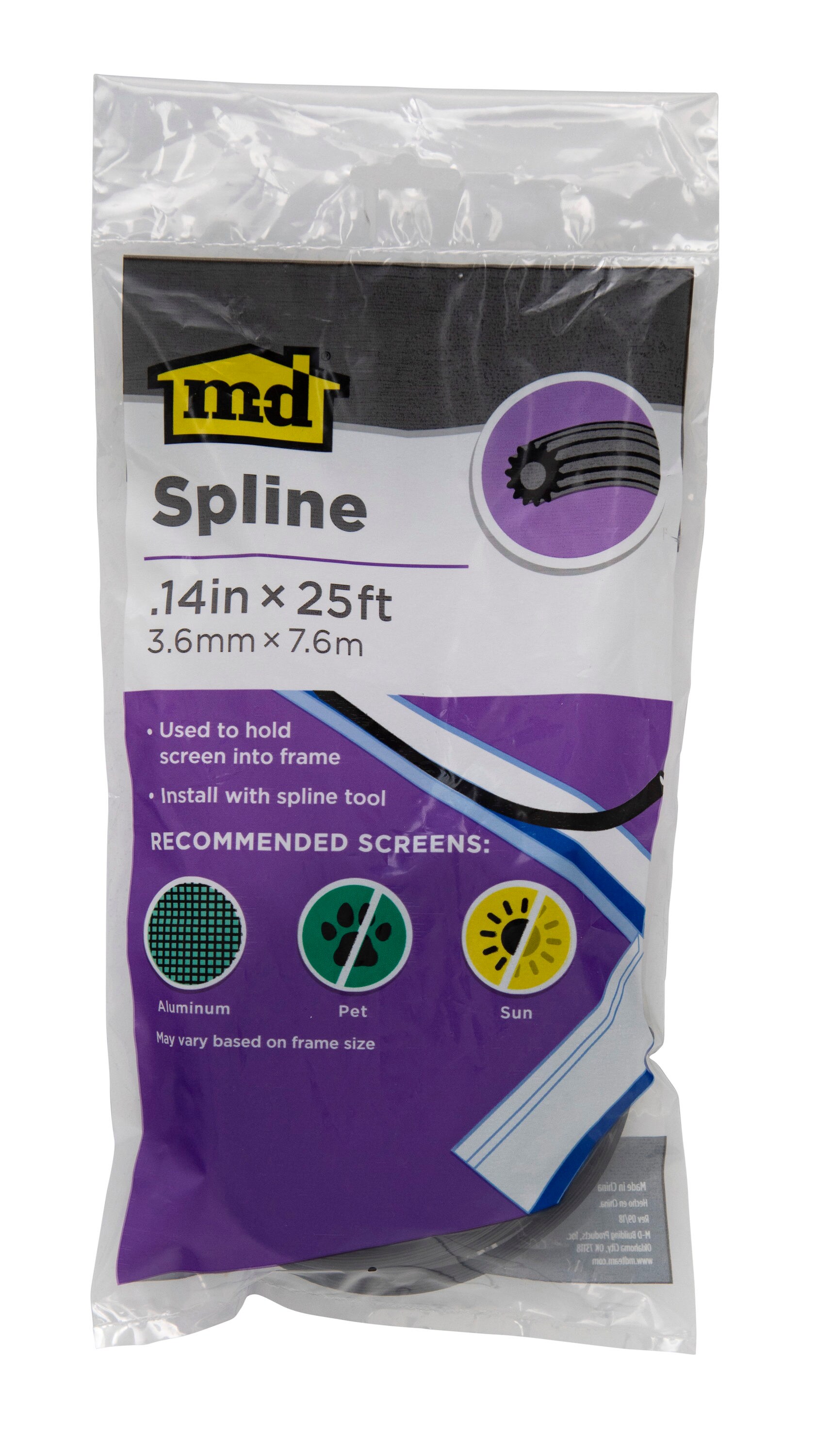 M-D 14159 Screen-Spline - View #3