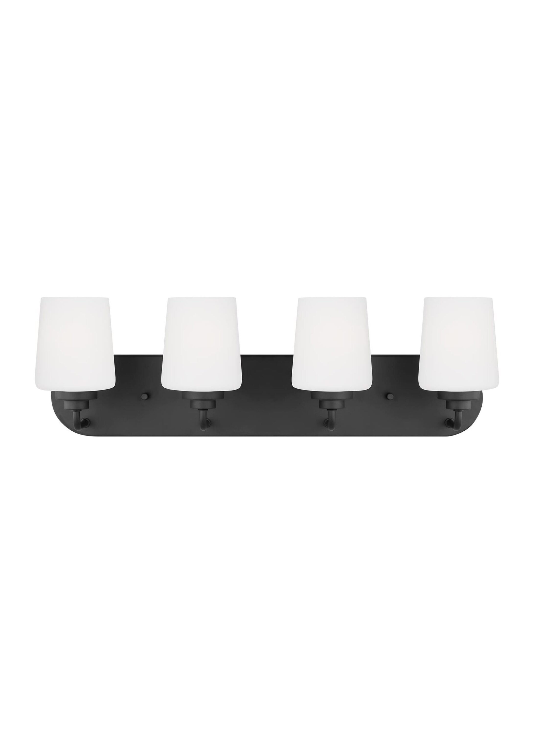 Generation Lighting 4402804EN3-112 Windom 24.375-in 4 -Light Black Traditional Vanity light