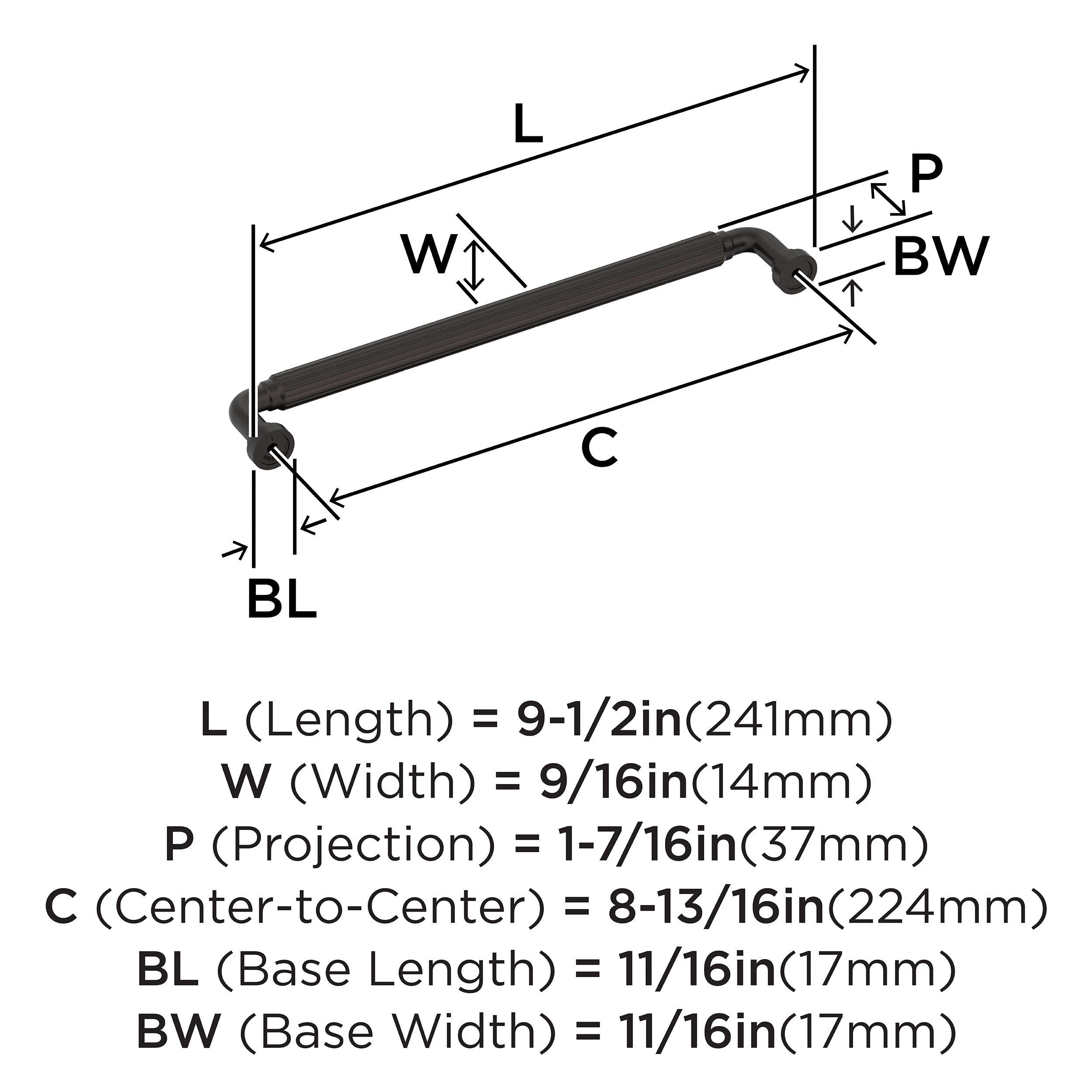 Amerock BP37706ORB Cabinet-Pulls - View #4