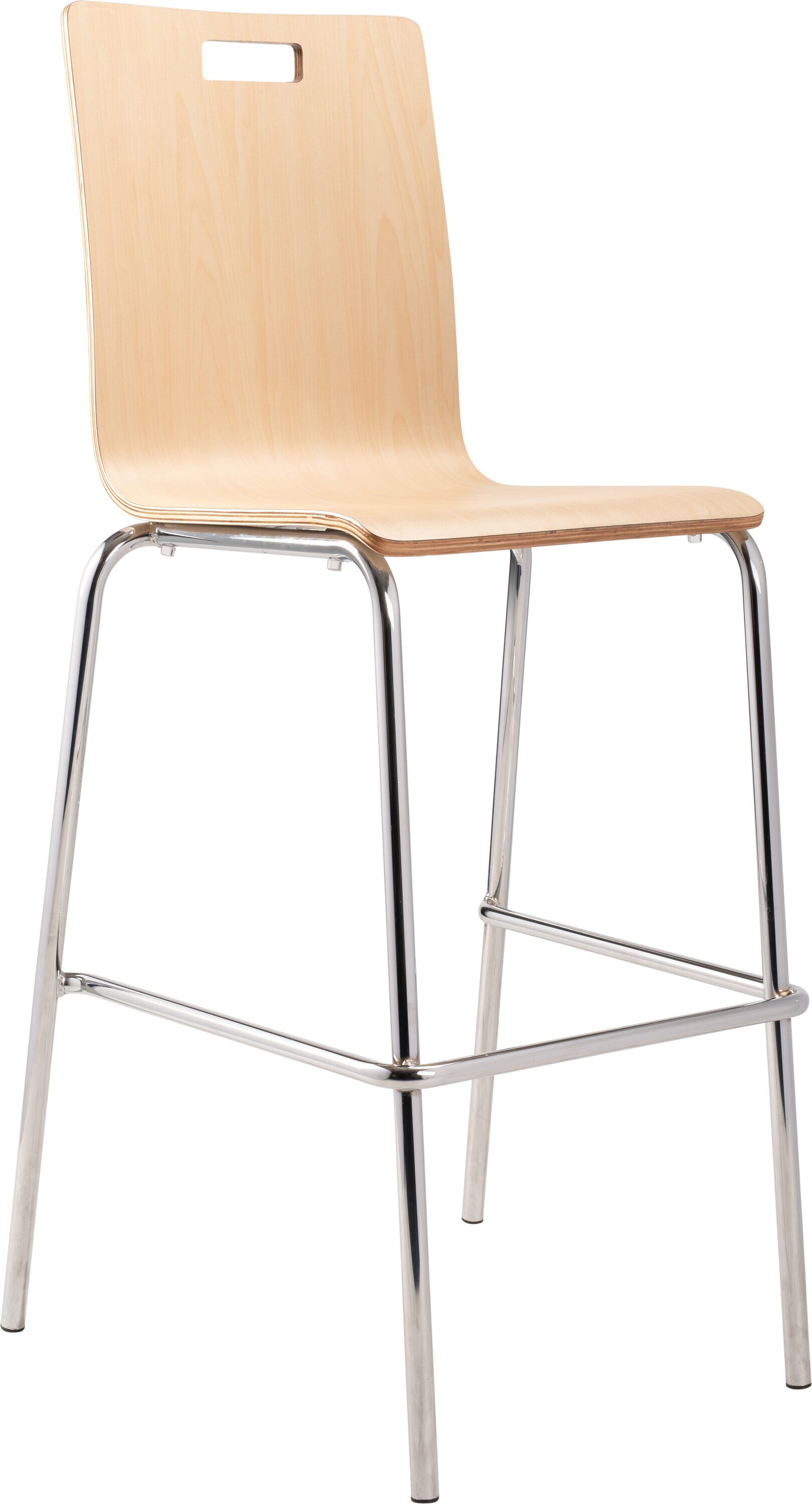 Hampden Furnishings HMDBWSNT/4 Alexis Set of 4 Natural 30-in H Bar height (28-in to 33-in) Square Seat Metal Back Bar Stool Back