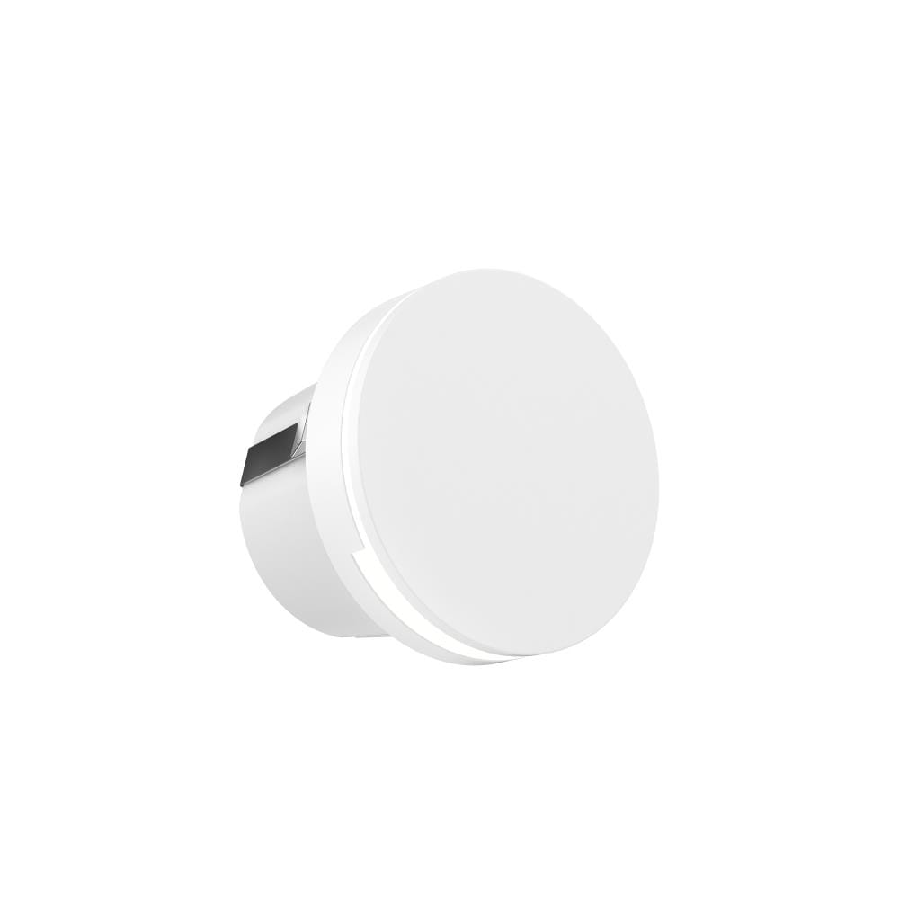 DALS Lighting step 3.25-in White Integrated LED Outdoor Wall Light at 