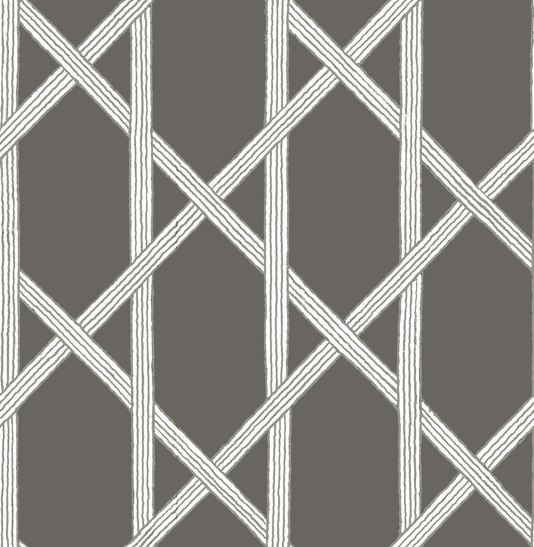 Kenneth James 2671-22421 56.4-Sq. Feet Grey Non-woven Geometric Unpasted Wallpaper