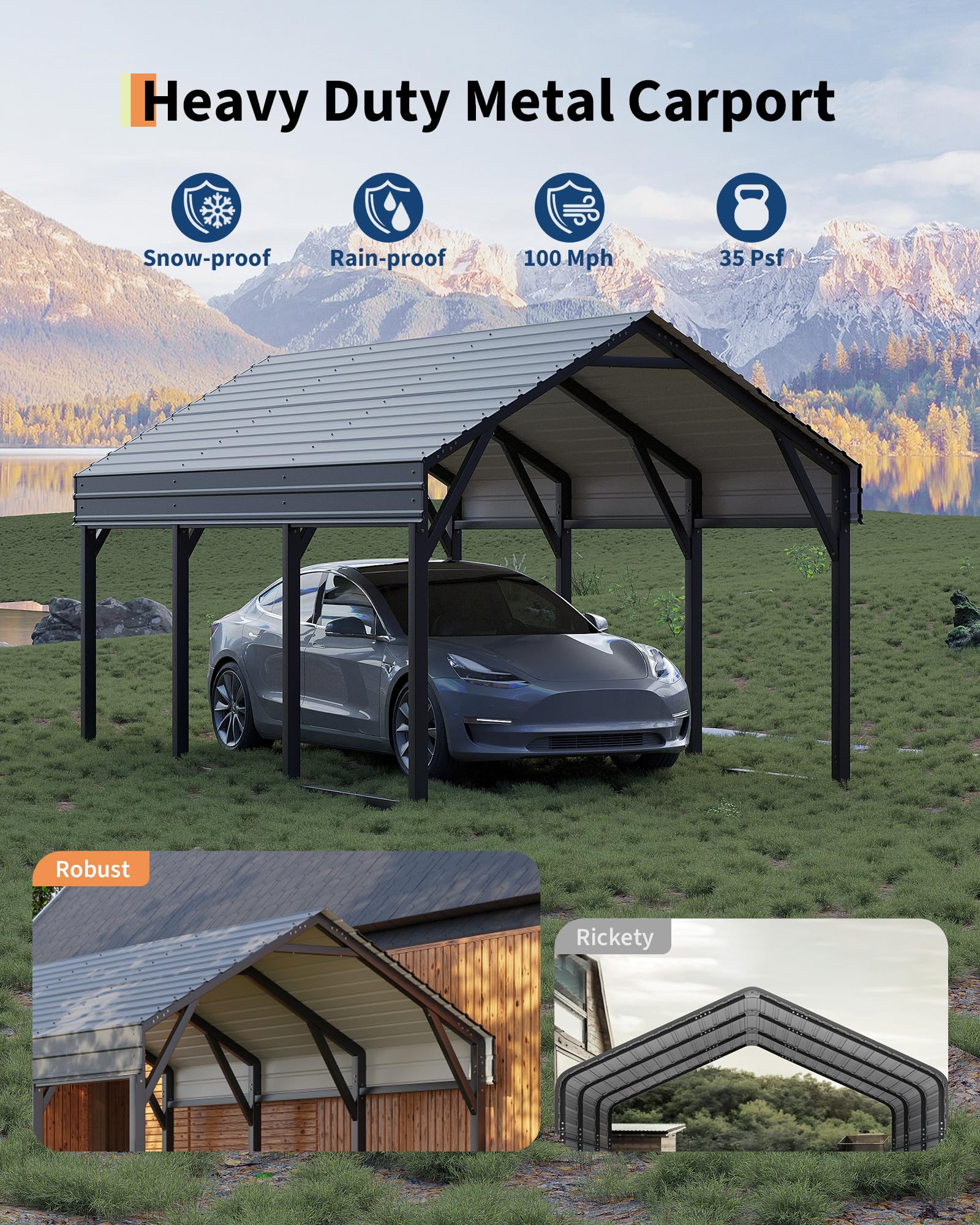 GarveeLife LMYCP-HV450800 Carport-Covers - View #6