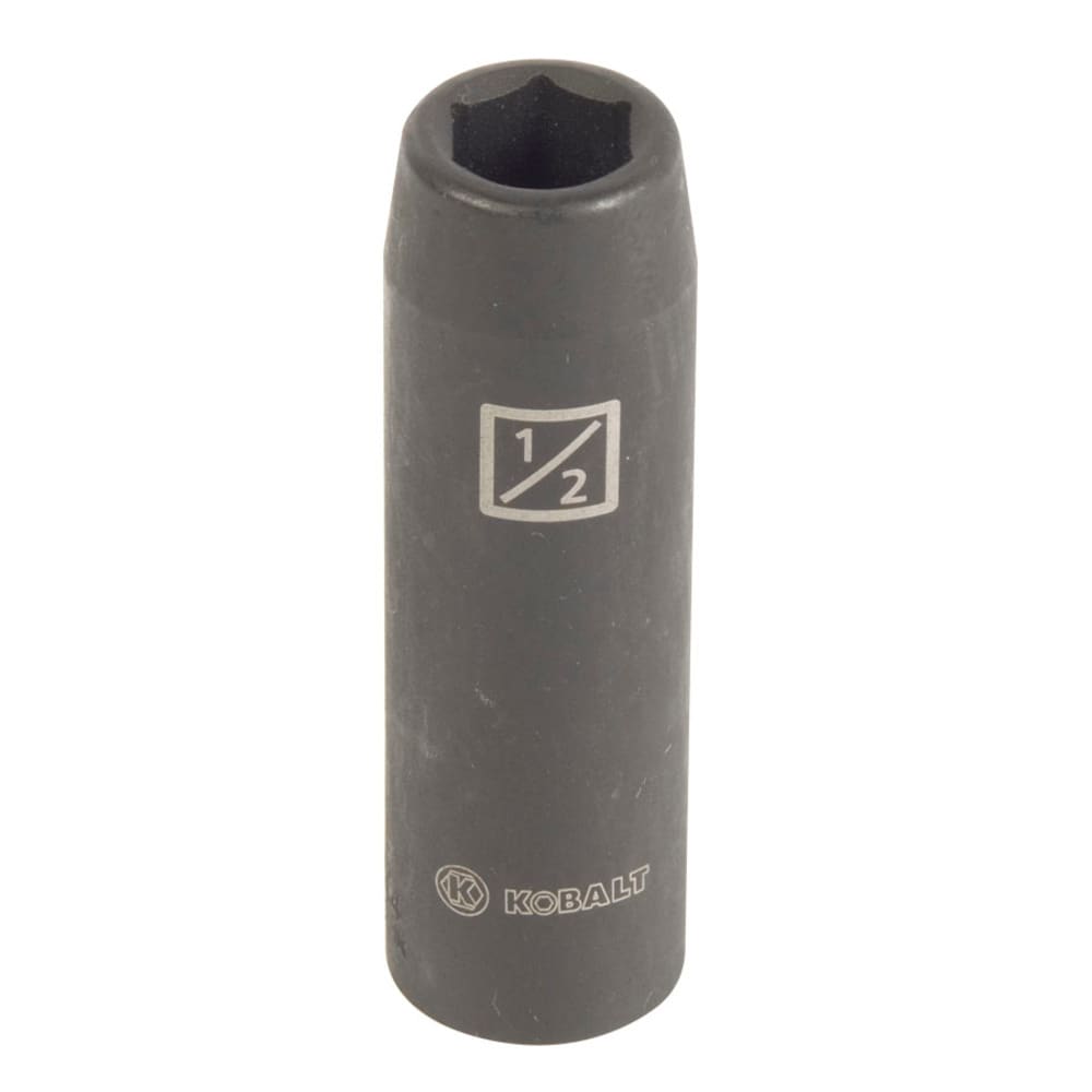 Kobalt 86041 Standard (SAE) 1/2-in Drive 1/2-in 6-point Impact Socket Individual