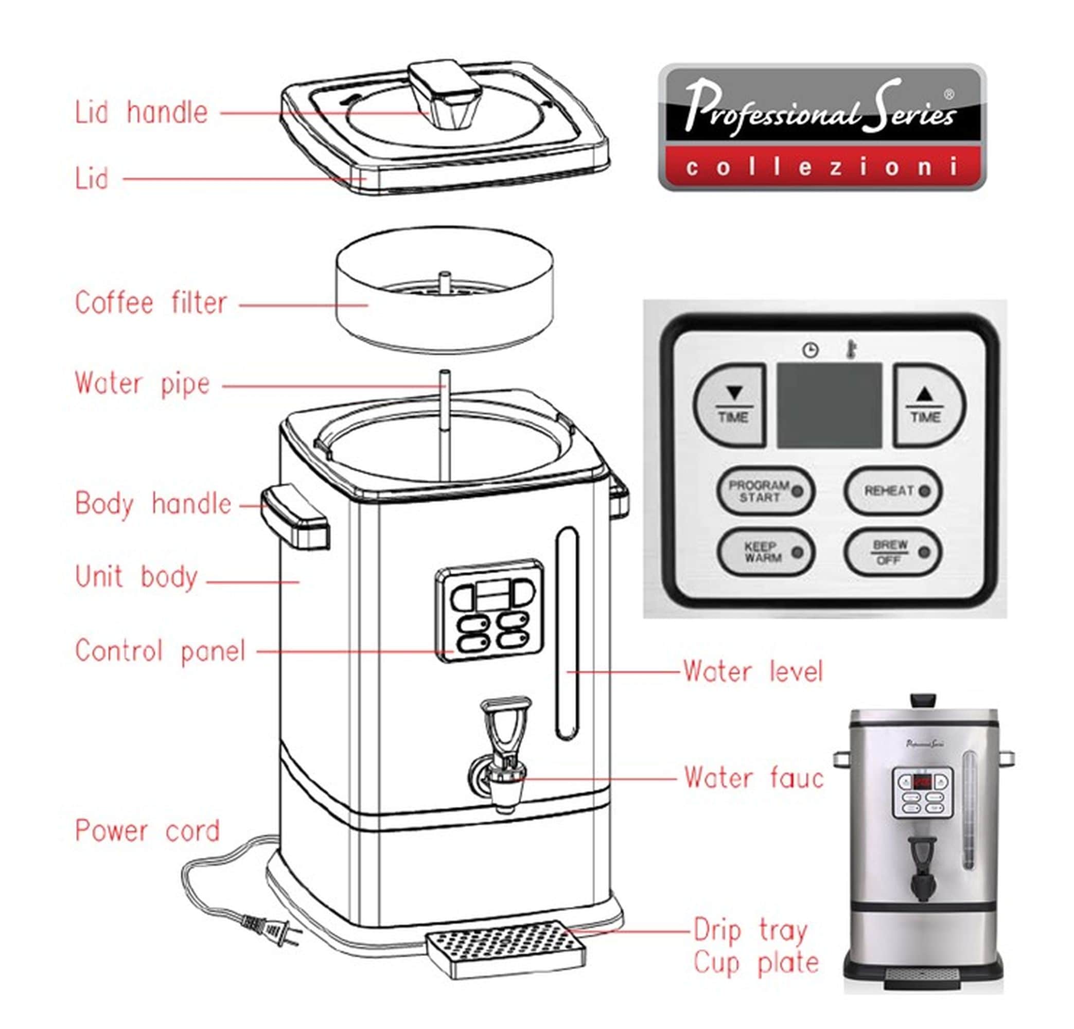 Classic Concepts SSU50 50 Cups Stainless Steel Coffee Urn, 1 - Fry's Food  Stores