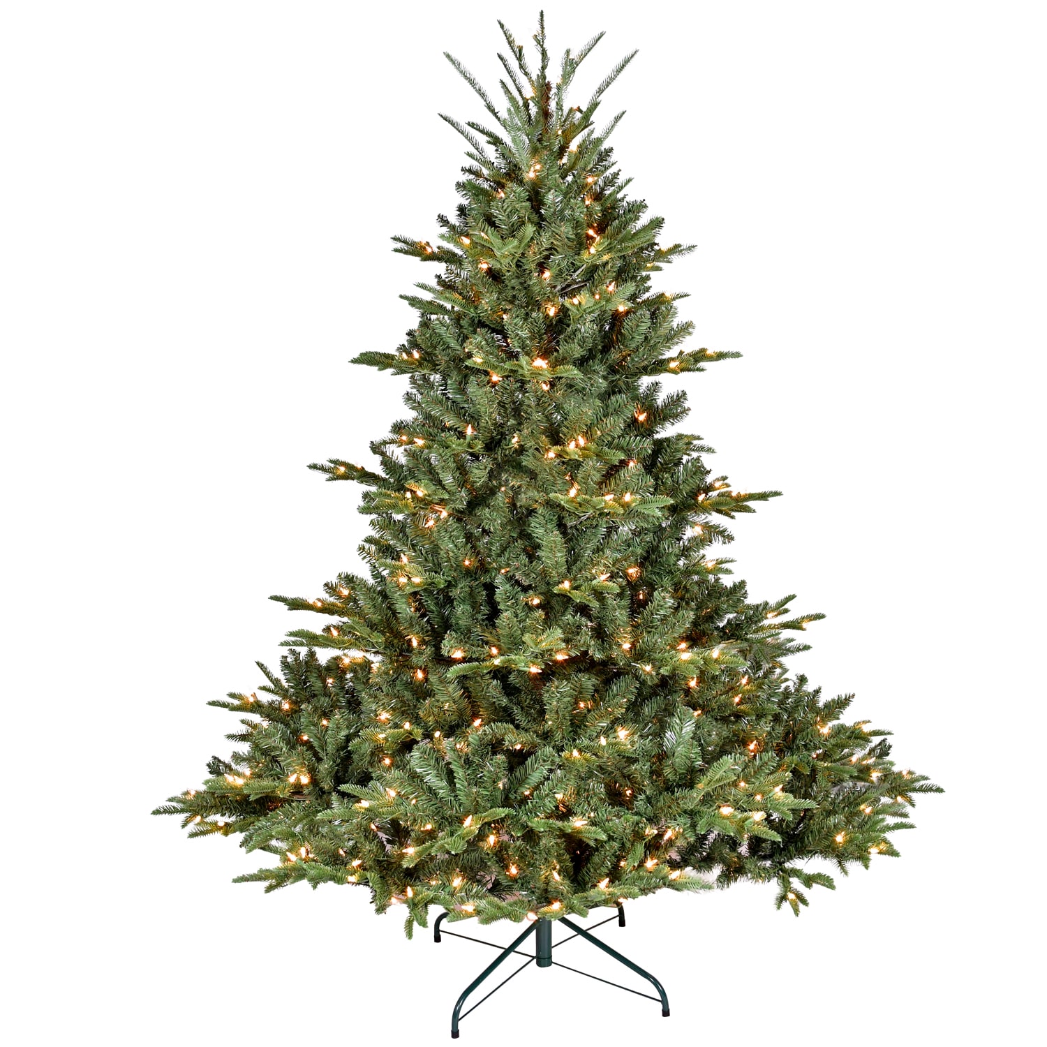 WELLFOR CM-HWY-23530US 7.5-Feet Pre-lit Artificial Christmas Tree with White LED Lights